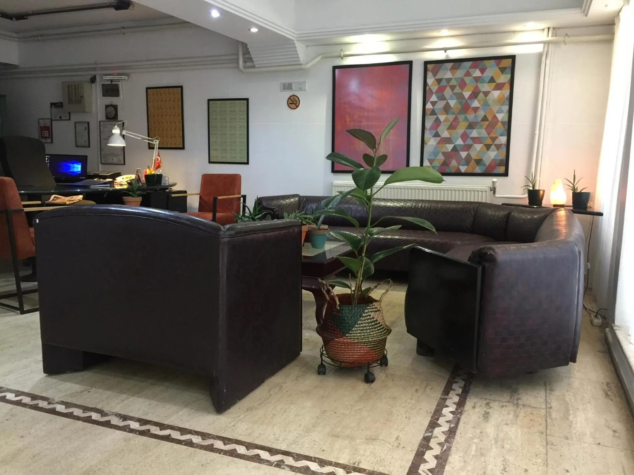 Lobby or reception in Hotel Balca