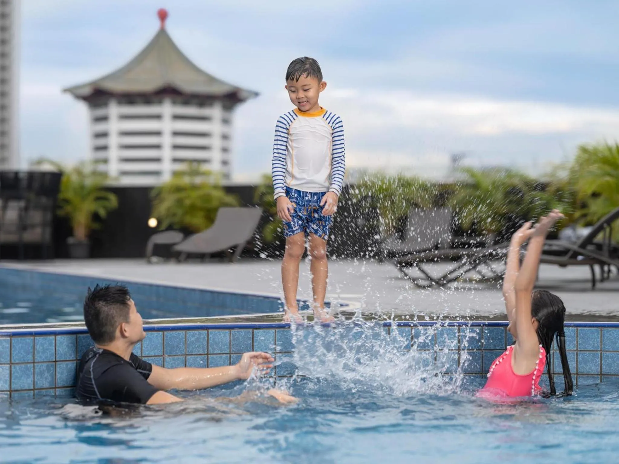 Swimming pool in voco Orchard Singapore by IHG