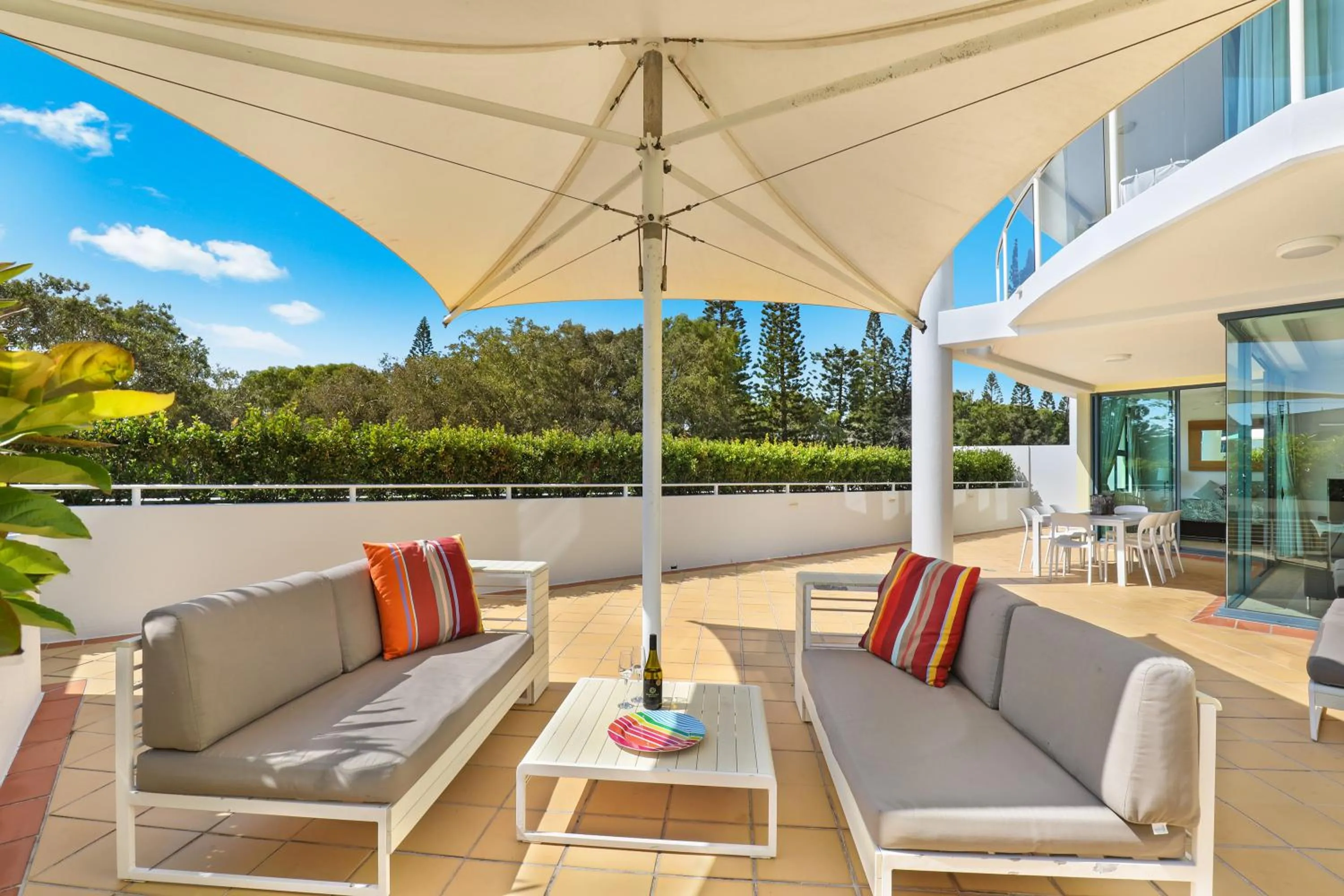 Balcony/Terrace in Santorini Twin Waters