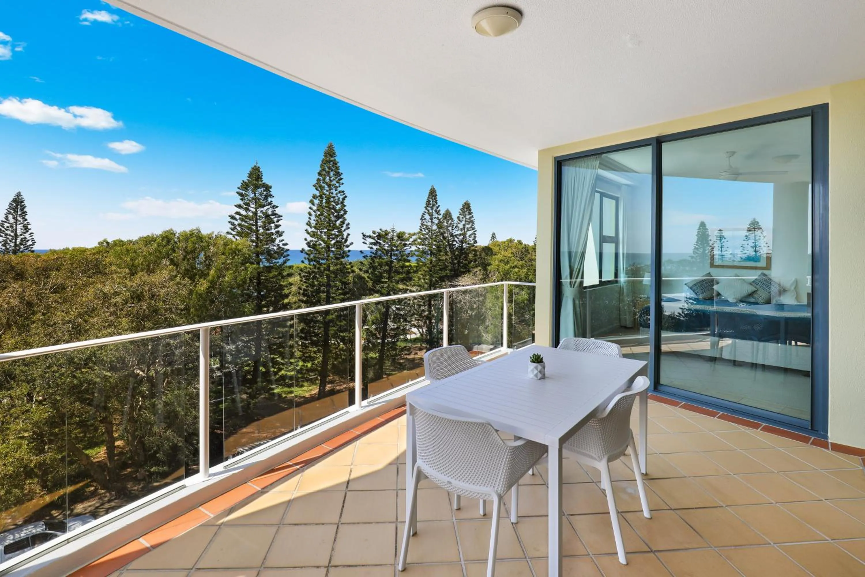 Patio in Santorini Twin Waters