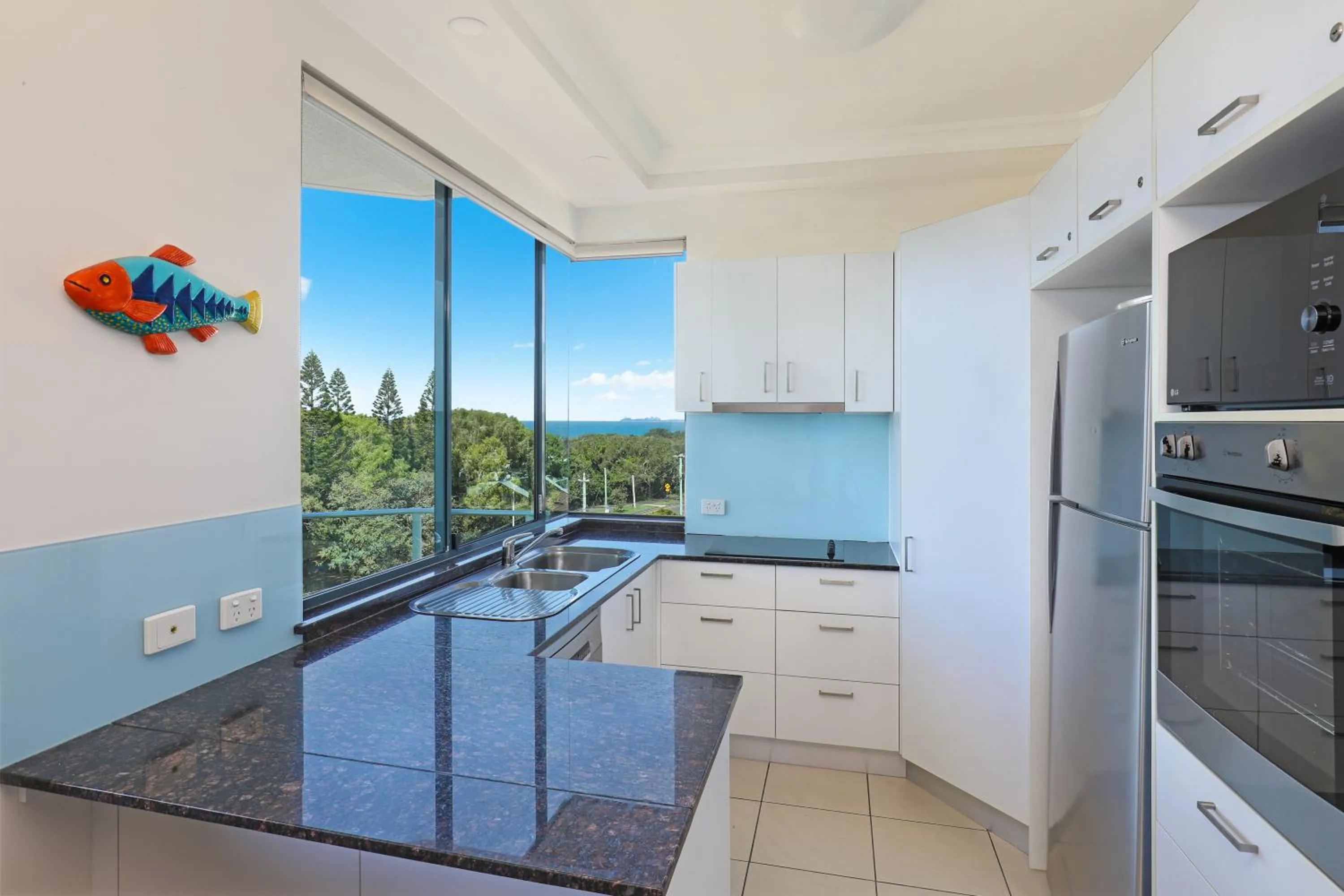 Kitchen or kitchenette in Santorini Twin Waters