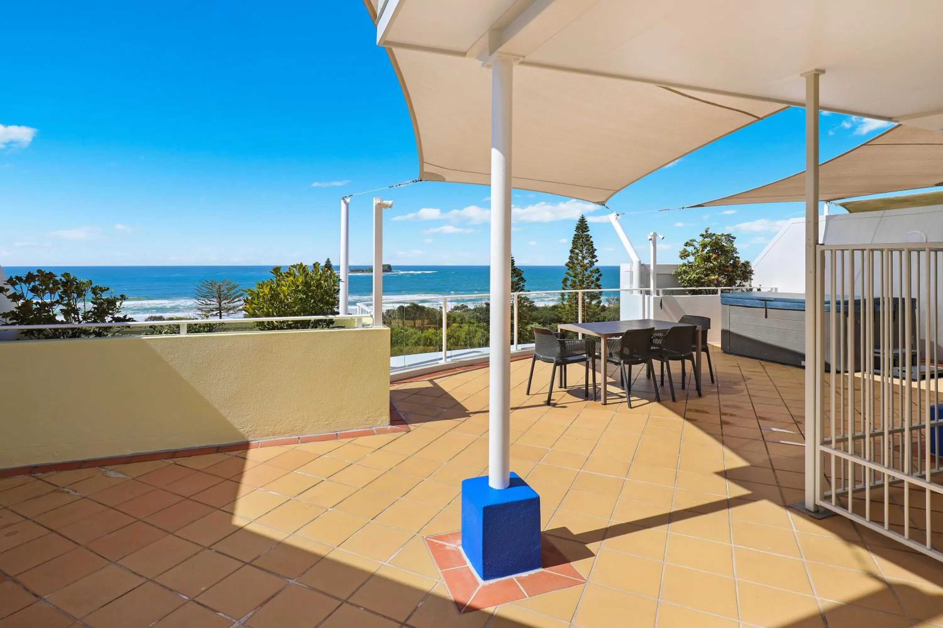 Balcony/Terrace in Santorini Twin Waters
