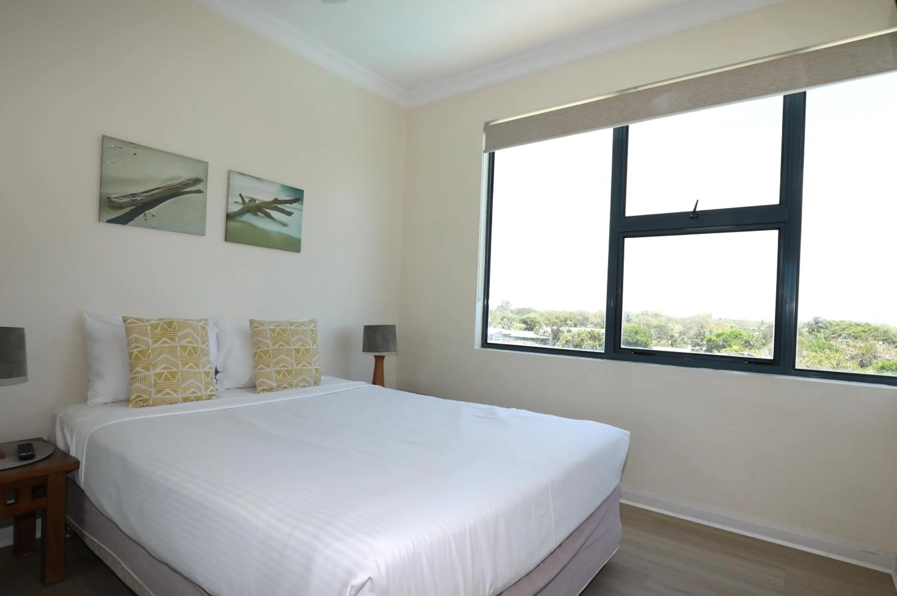 Bedroom, Bed in Santorini Twin Waters