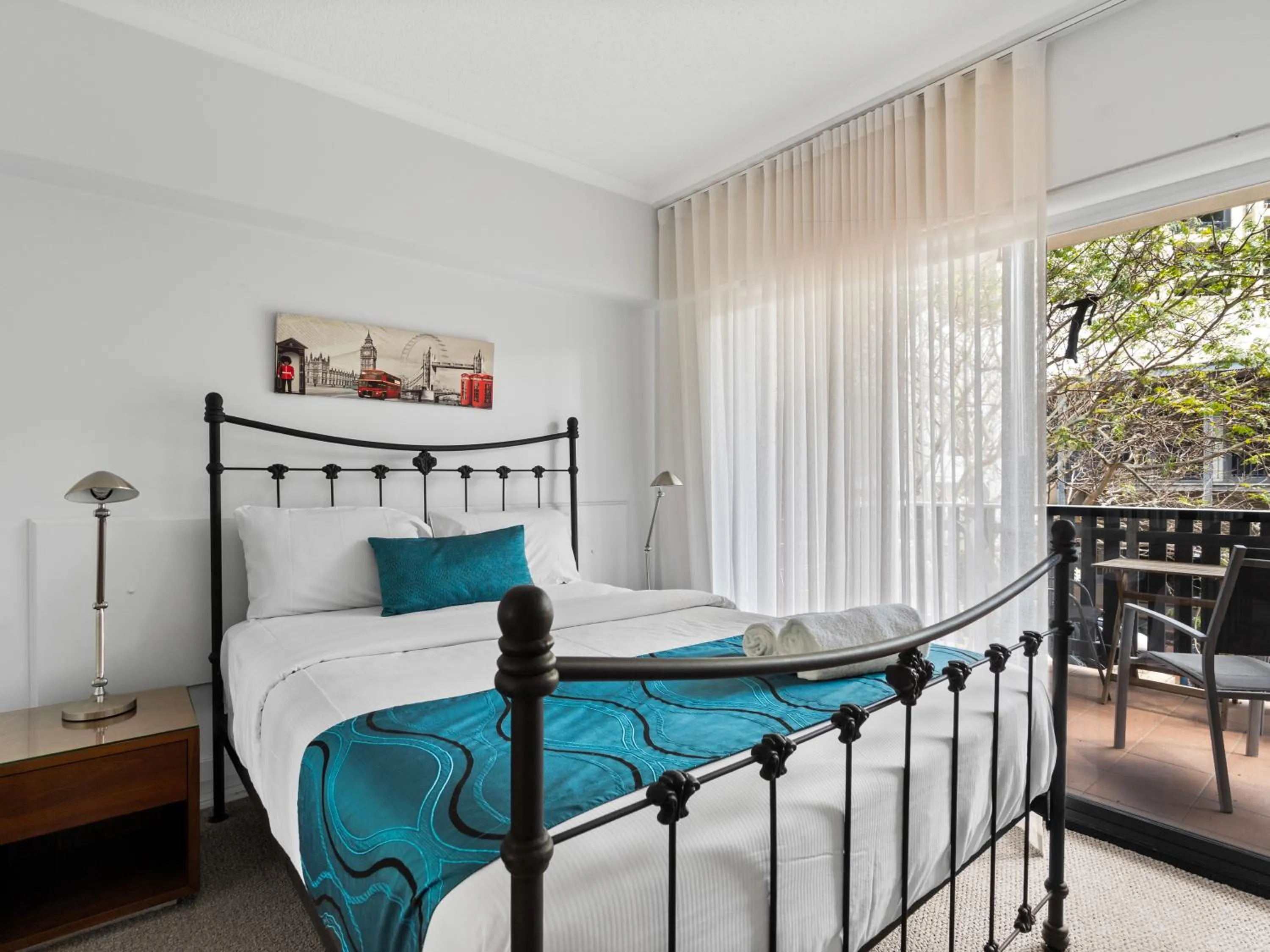 Bed in Central Brunswick Apartment Hotel