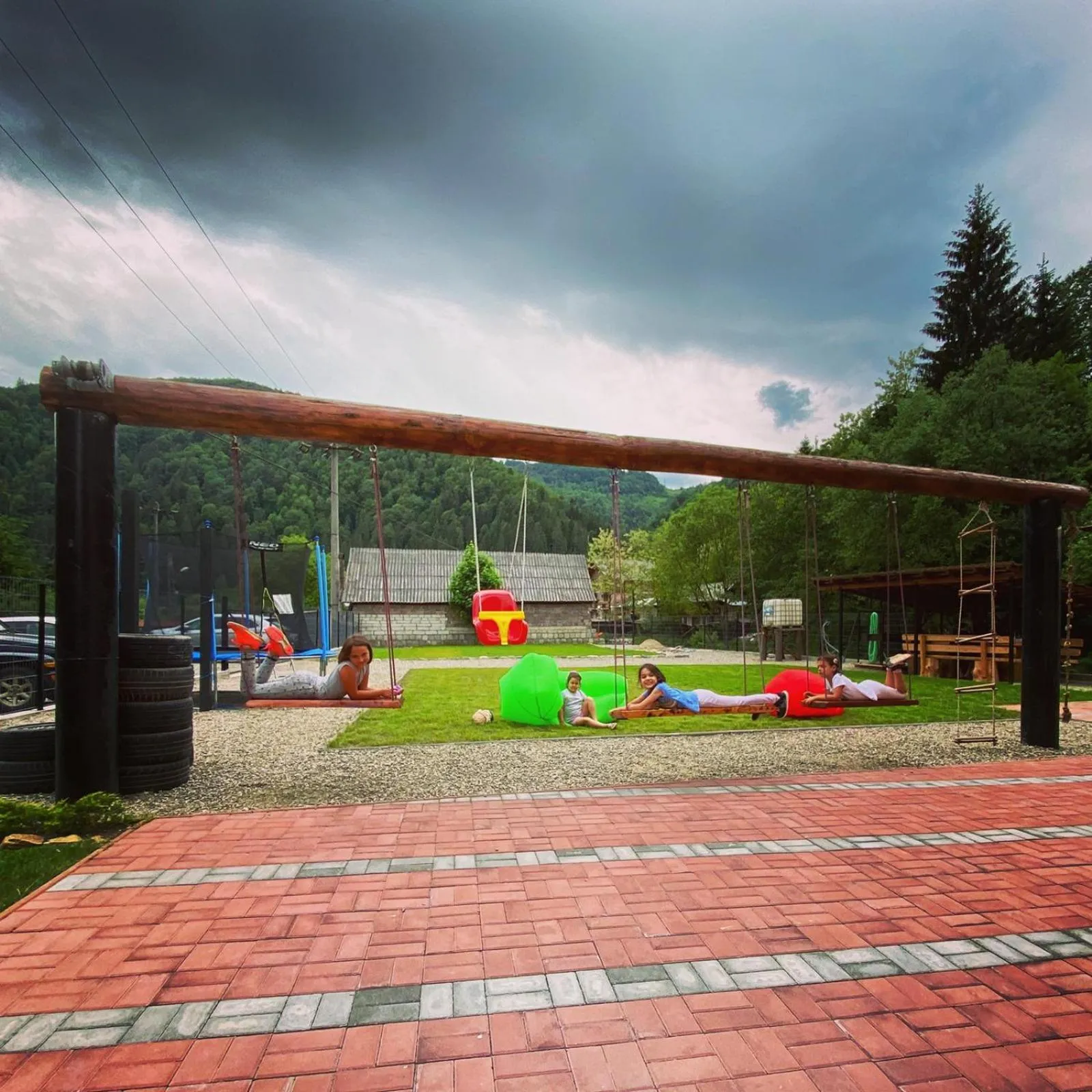 Children play ground in Maison Platanus