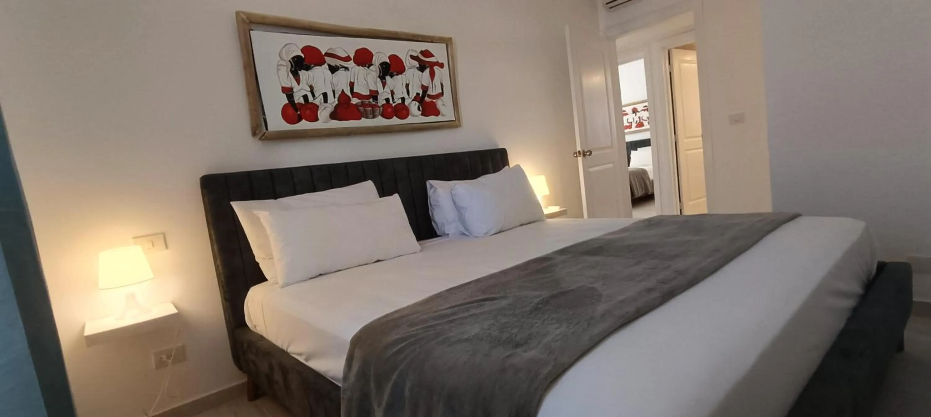 Bed in Flor del Mar Condo Punta Cana Beachfront