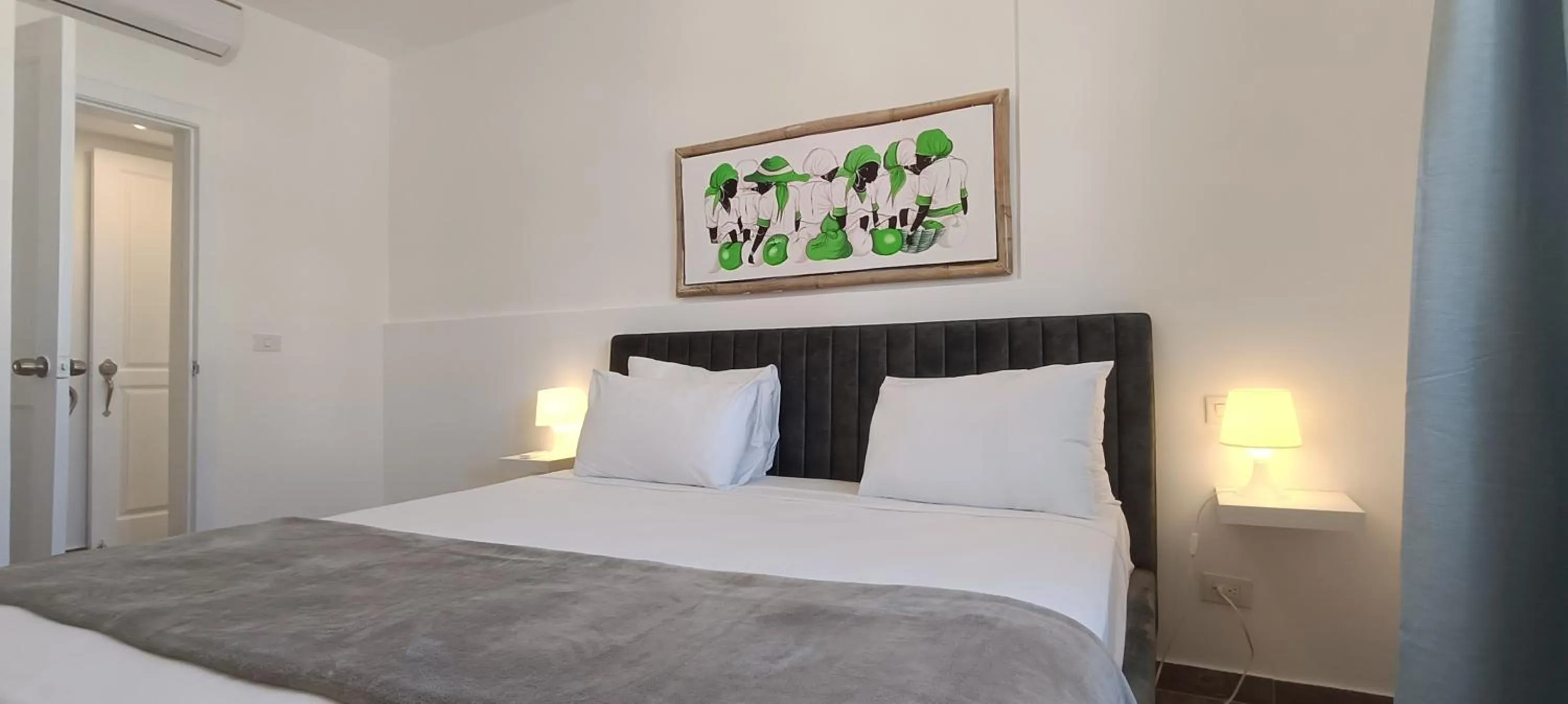 Bed in Flor del Mar Condo Punta Cana Beachfront