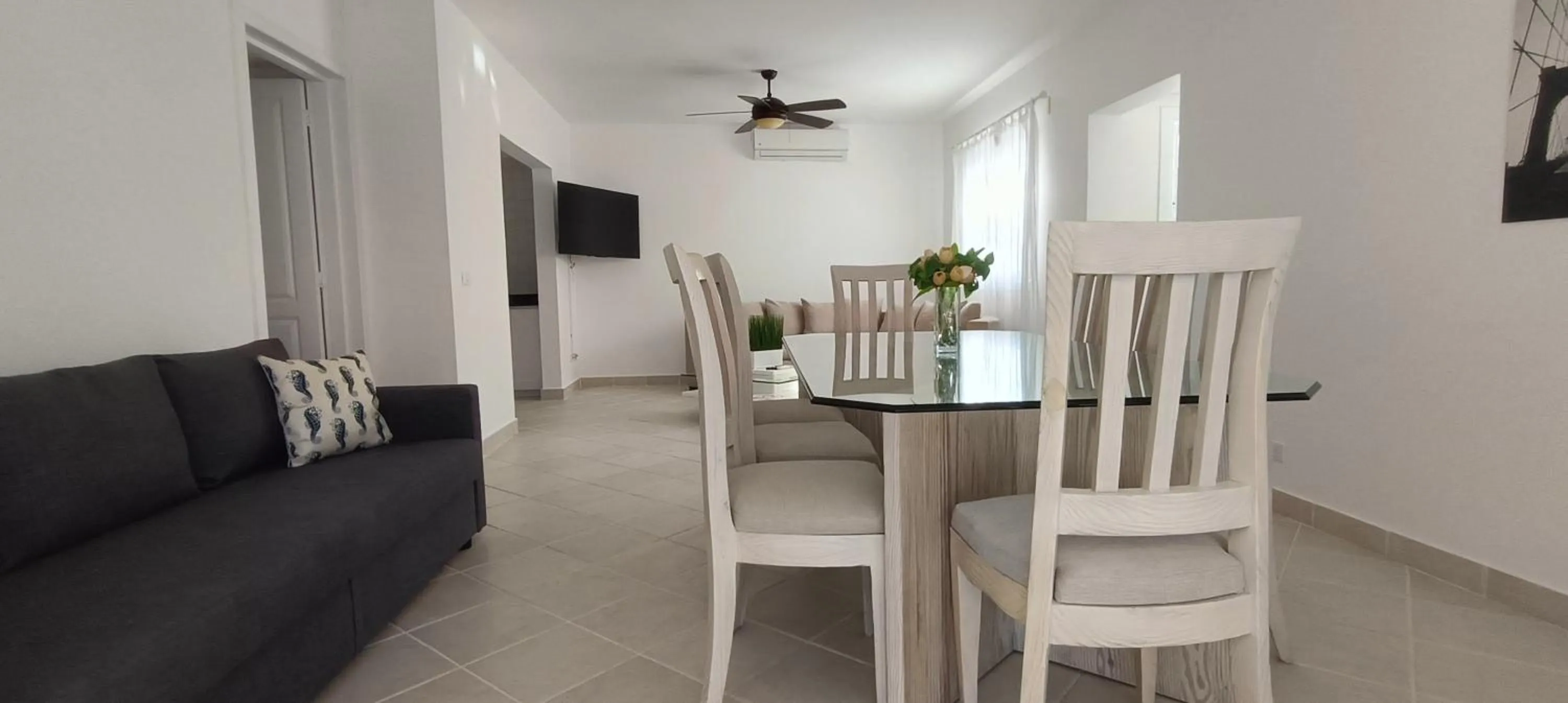 TV and multimedia in Flor del Mar Condo Punta Cana Beachfront