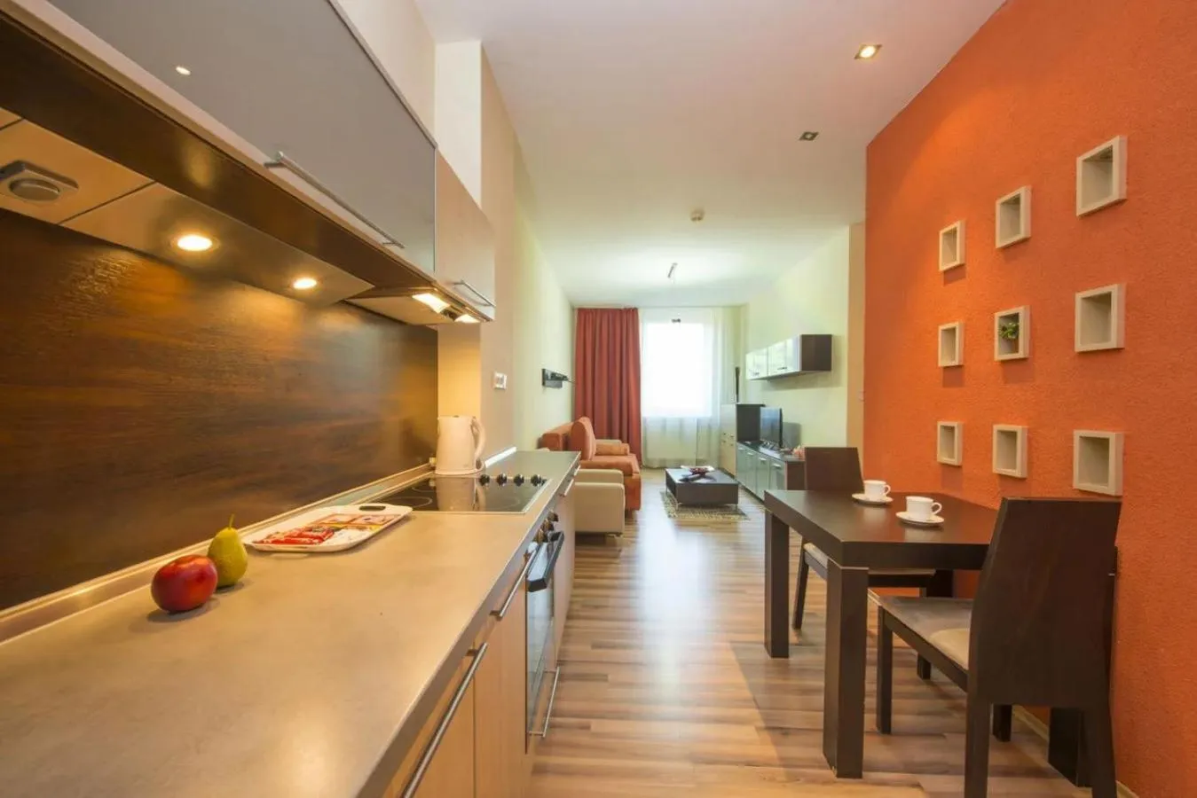 Kitchen or kitchenette in Hotel Spolcentrum
