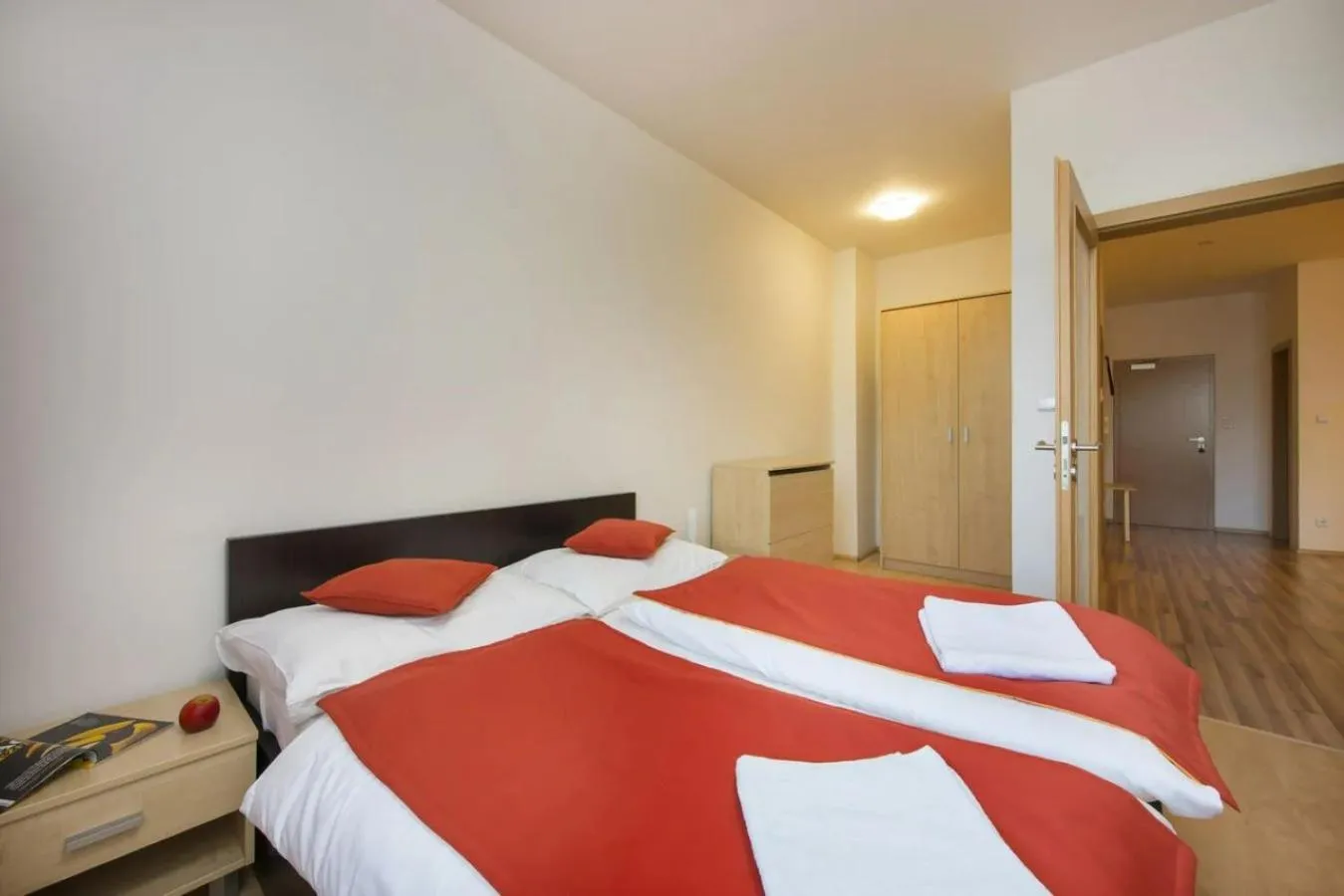 Bedroom, Bed in Hotel Spolcentrum