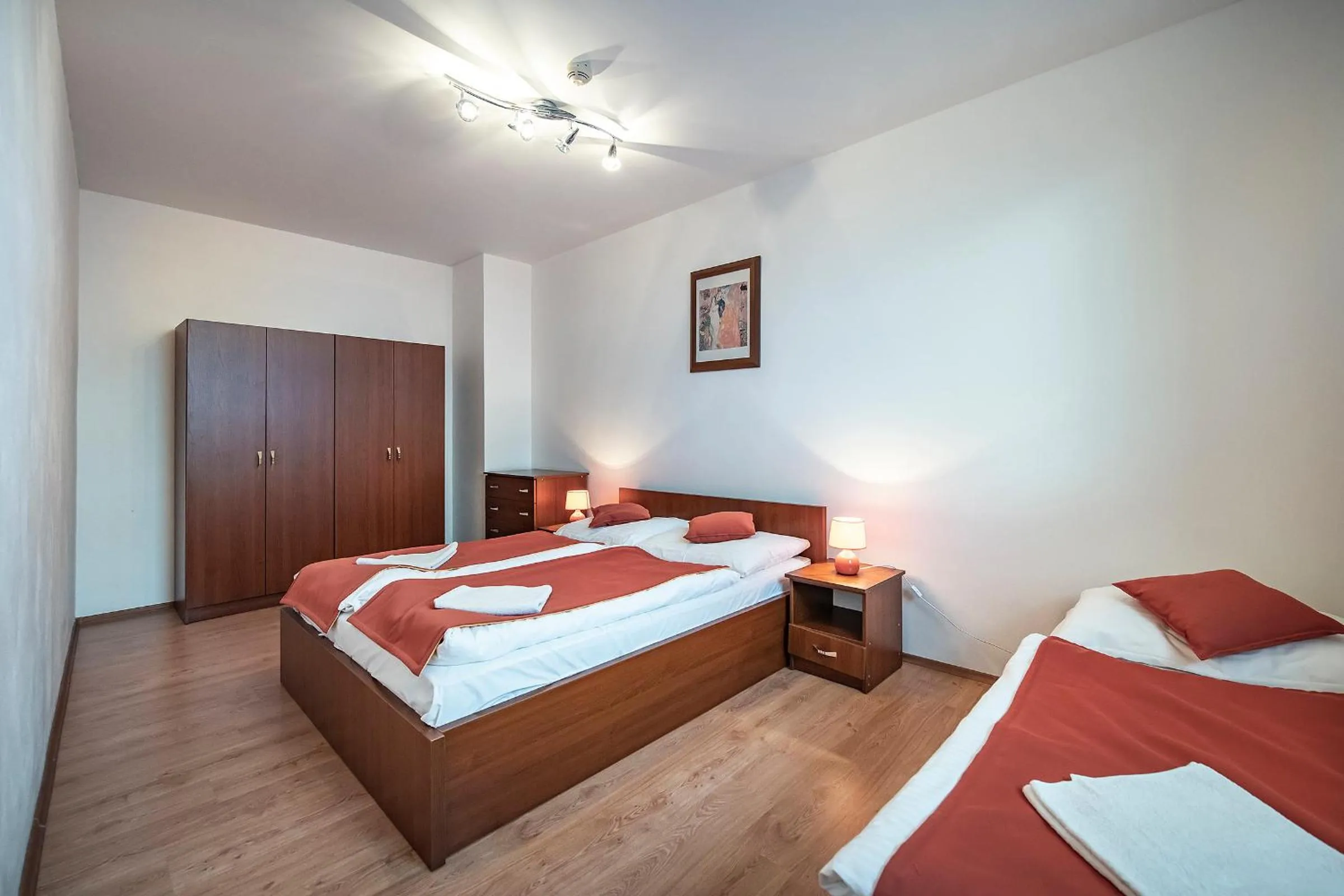 Bedroom, Bed in Hotel Spolcentrum