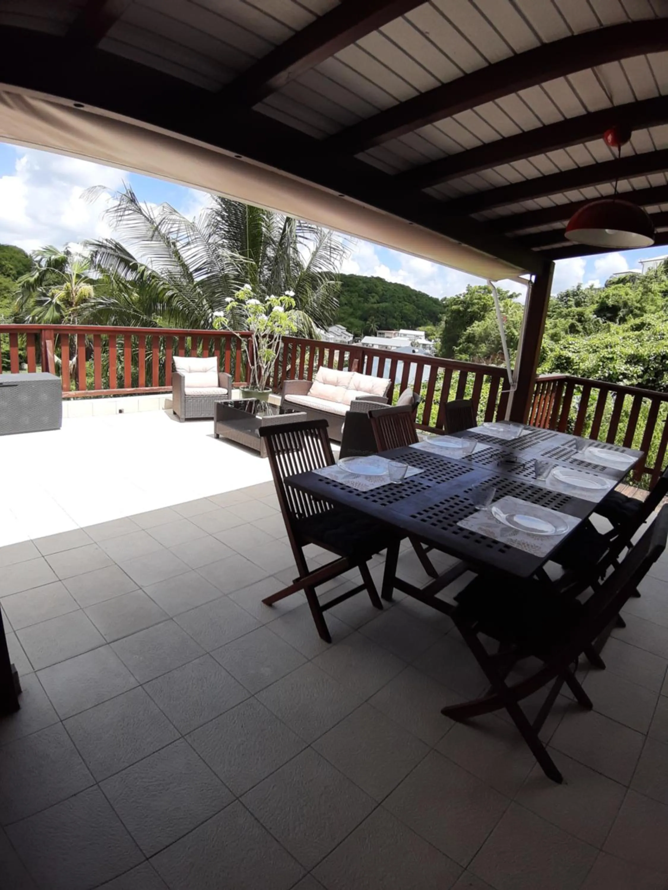 Patio in Ti Village Creole