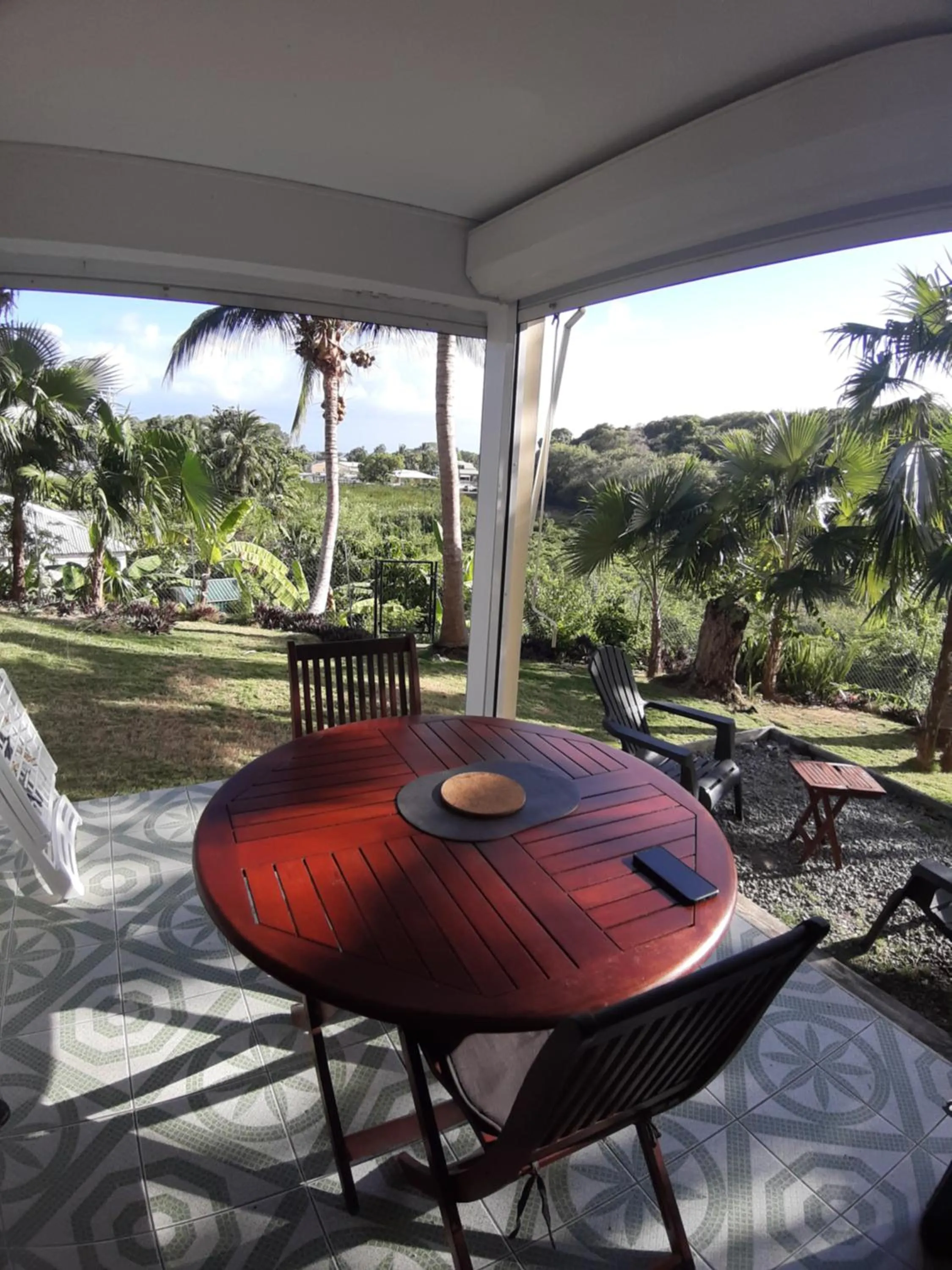 Patio in Ti Village Creole