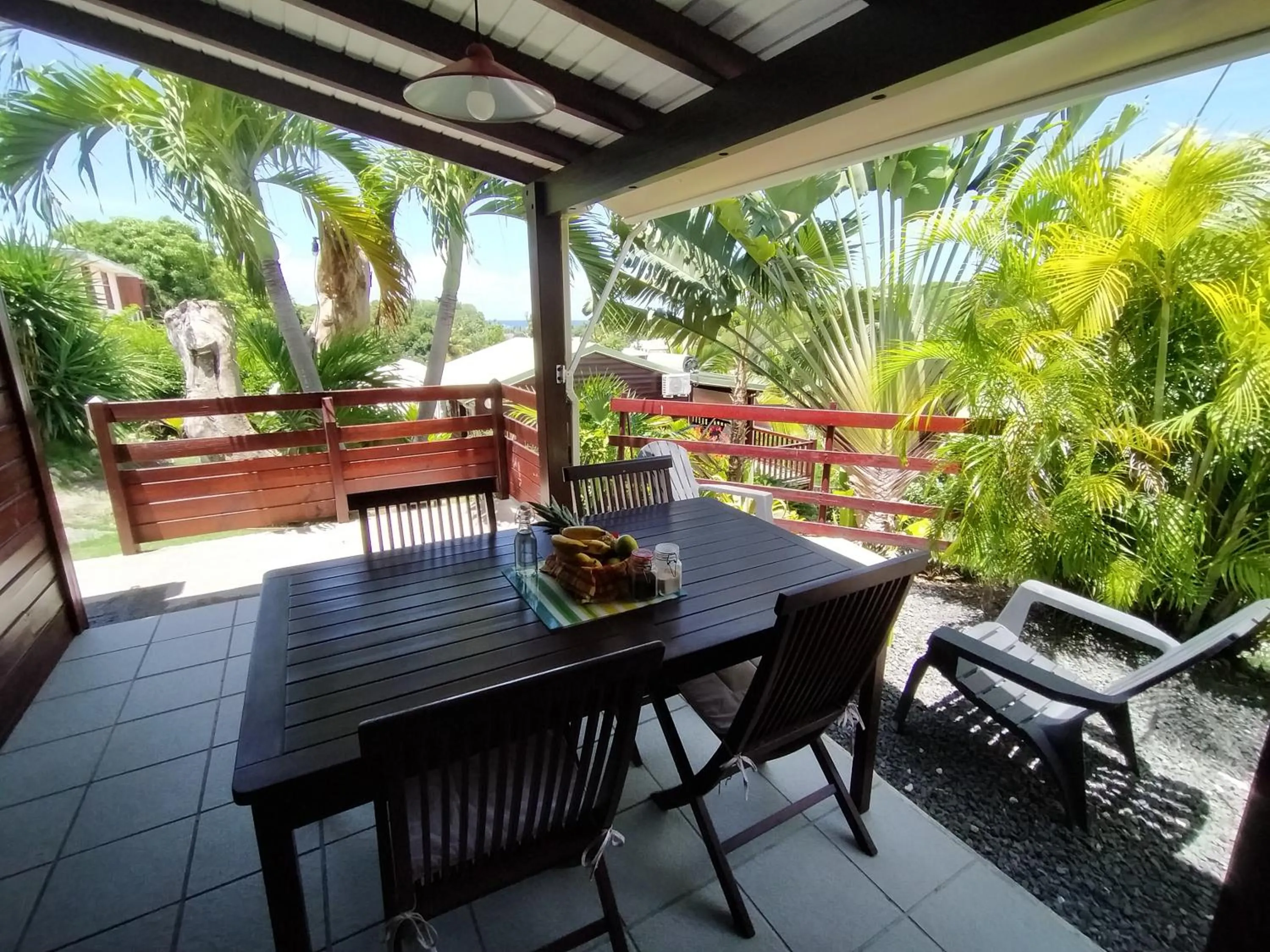 Patio in Ti Village Creole