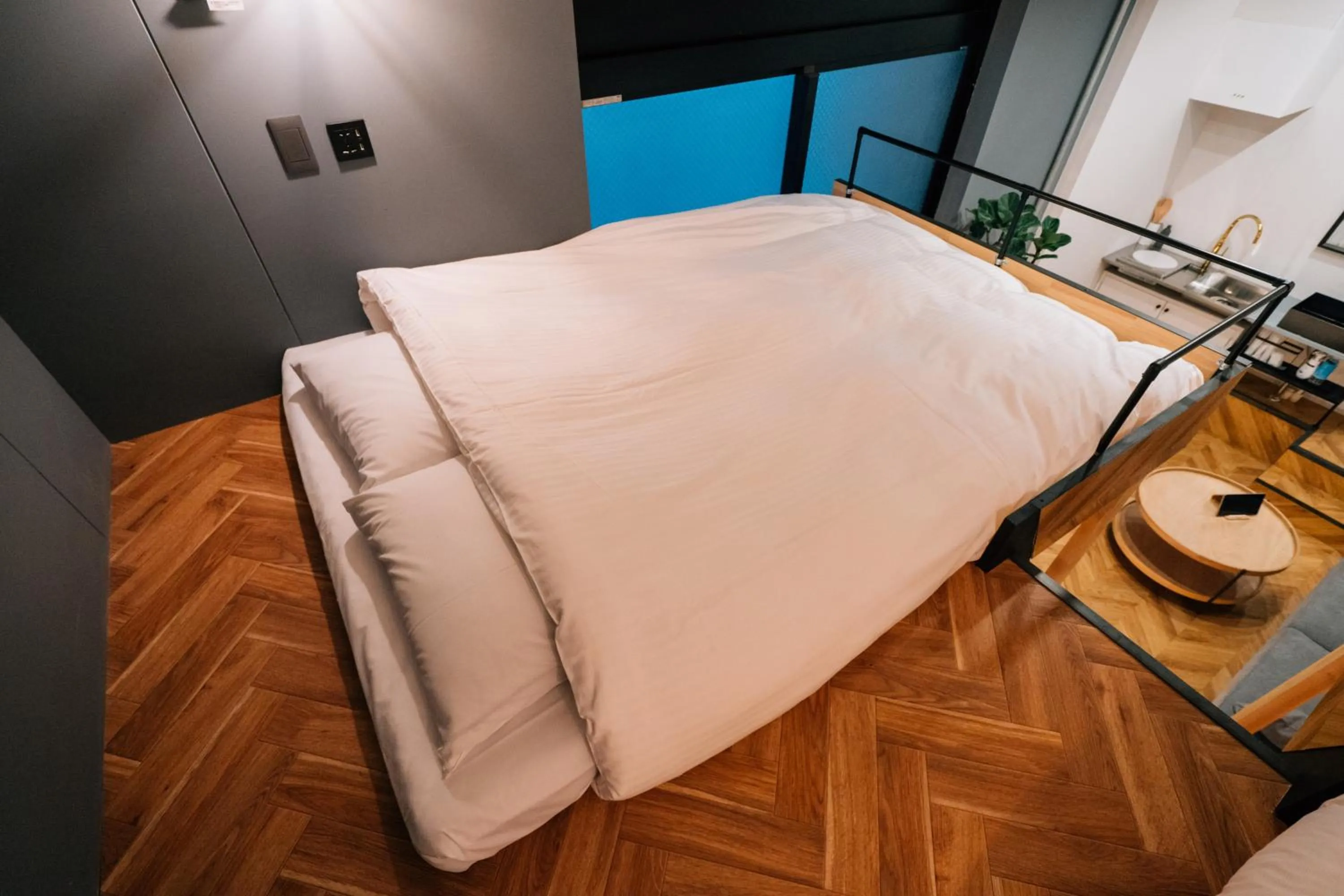 Bedroom, Bed in mizuka Daimyo 3 - unmanned hotel-