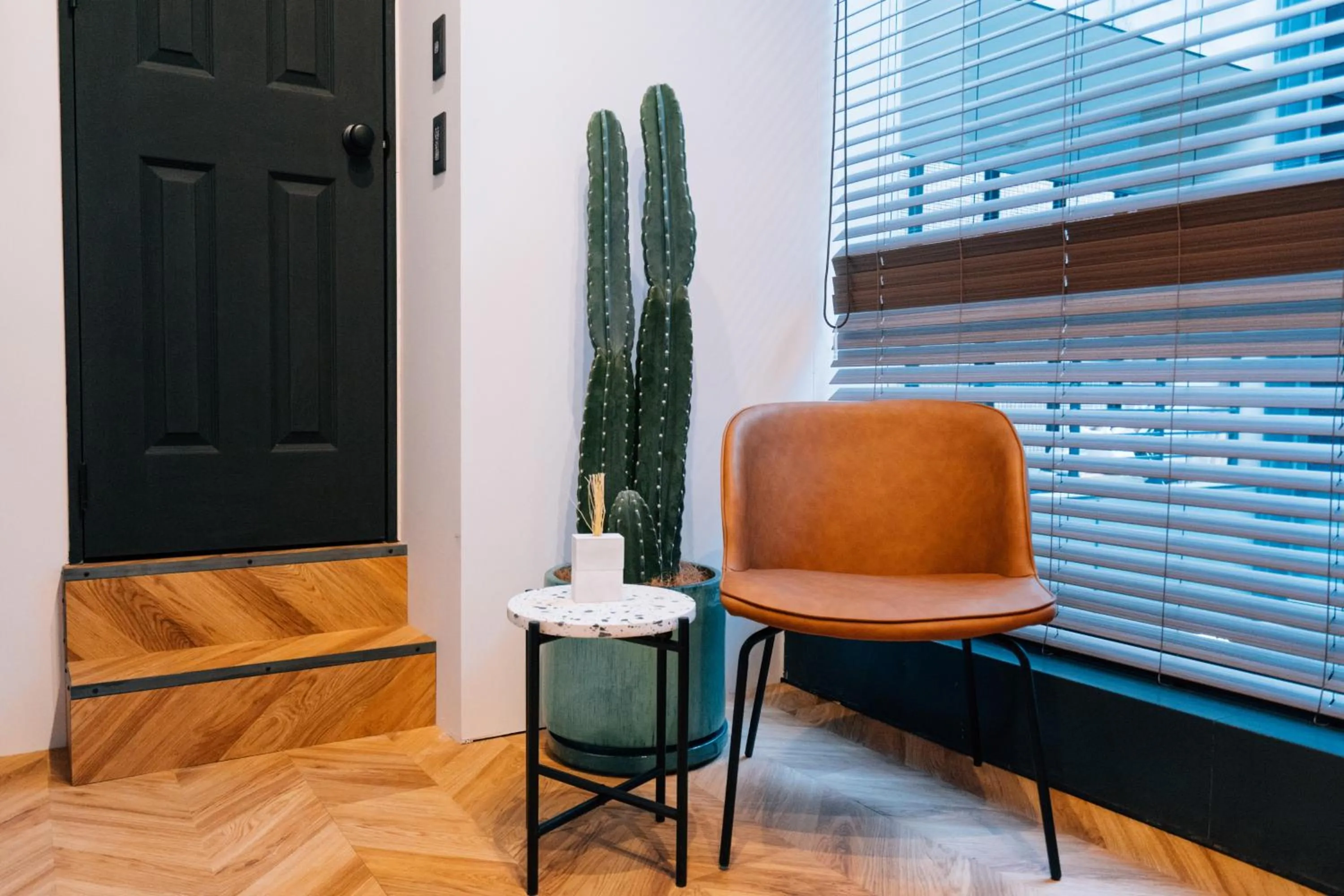 Living room in mizuka Daimyo 3 - unmanned hotel-