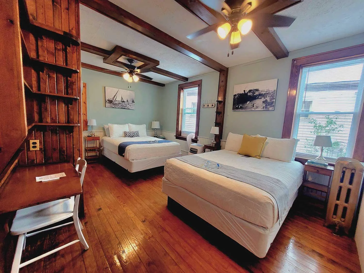 Bed in Historic Hotel Nichols