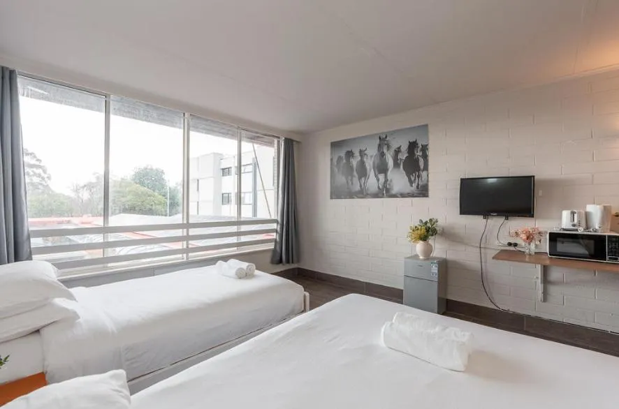 Bed in Motel Maroondah