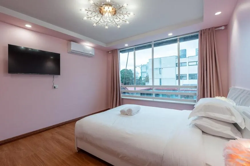 Bed in Motel Maroondah