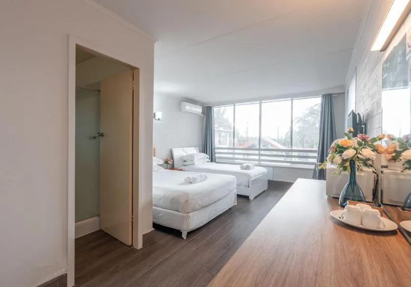 Bed in Motel Maroondah