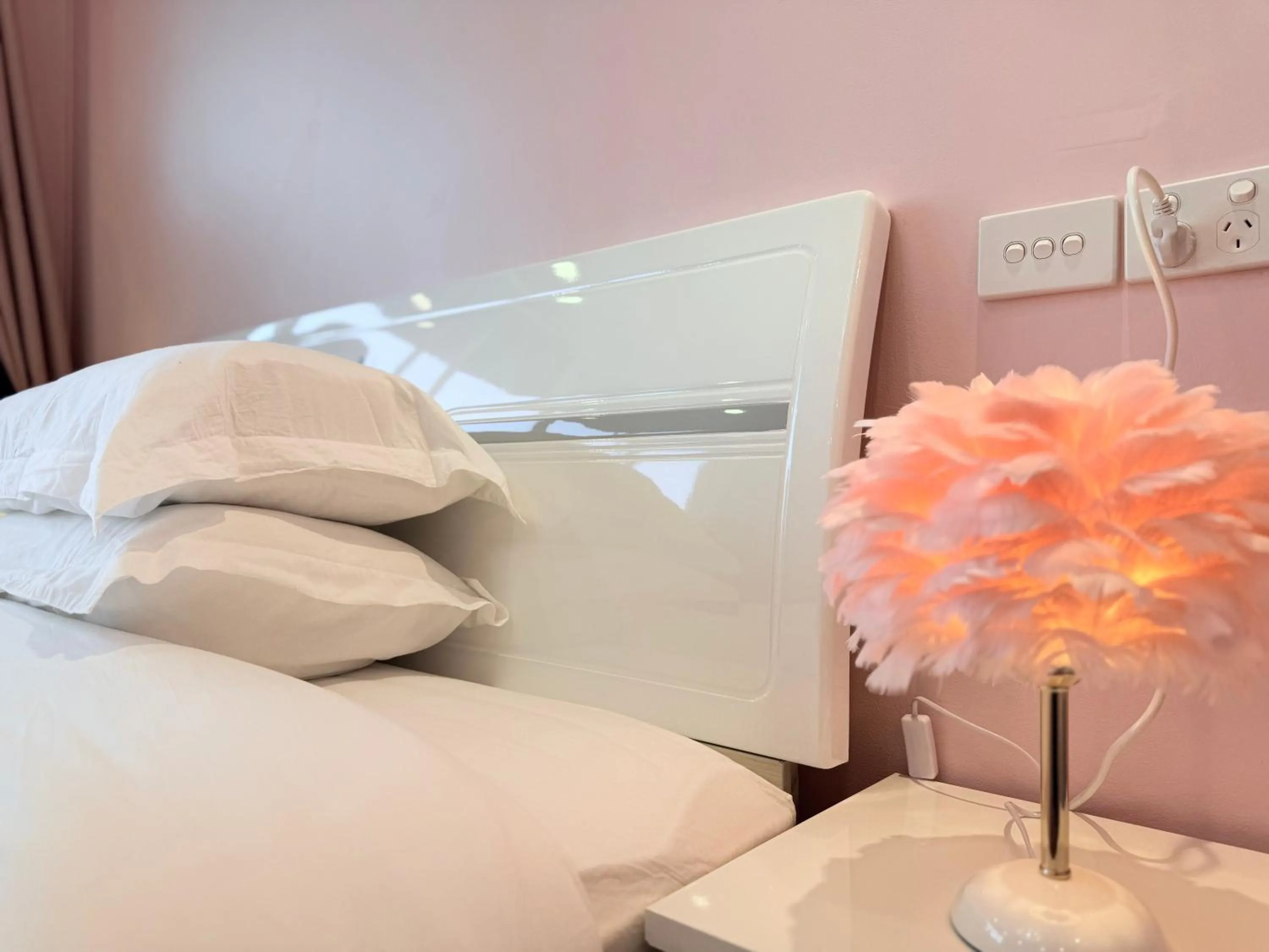 Bed in Motel Maroondah