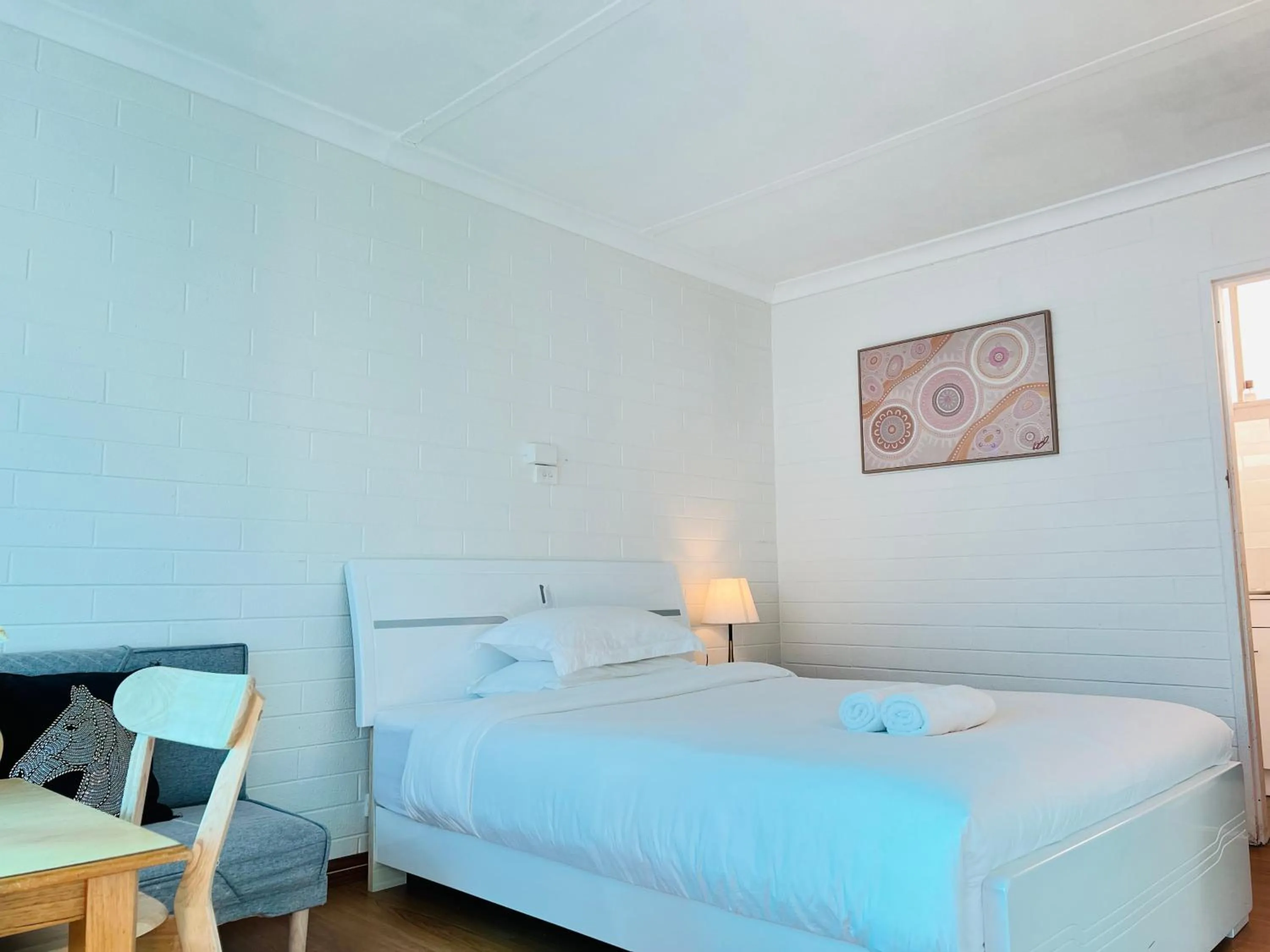 Bed in Motel Maroondah