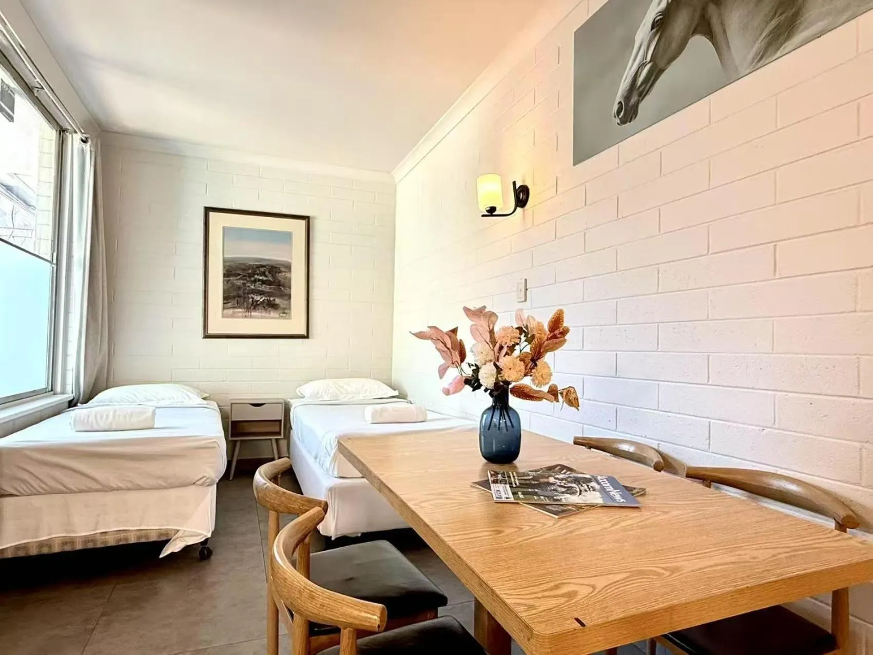 Bed in Motel Maroondah