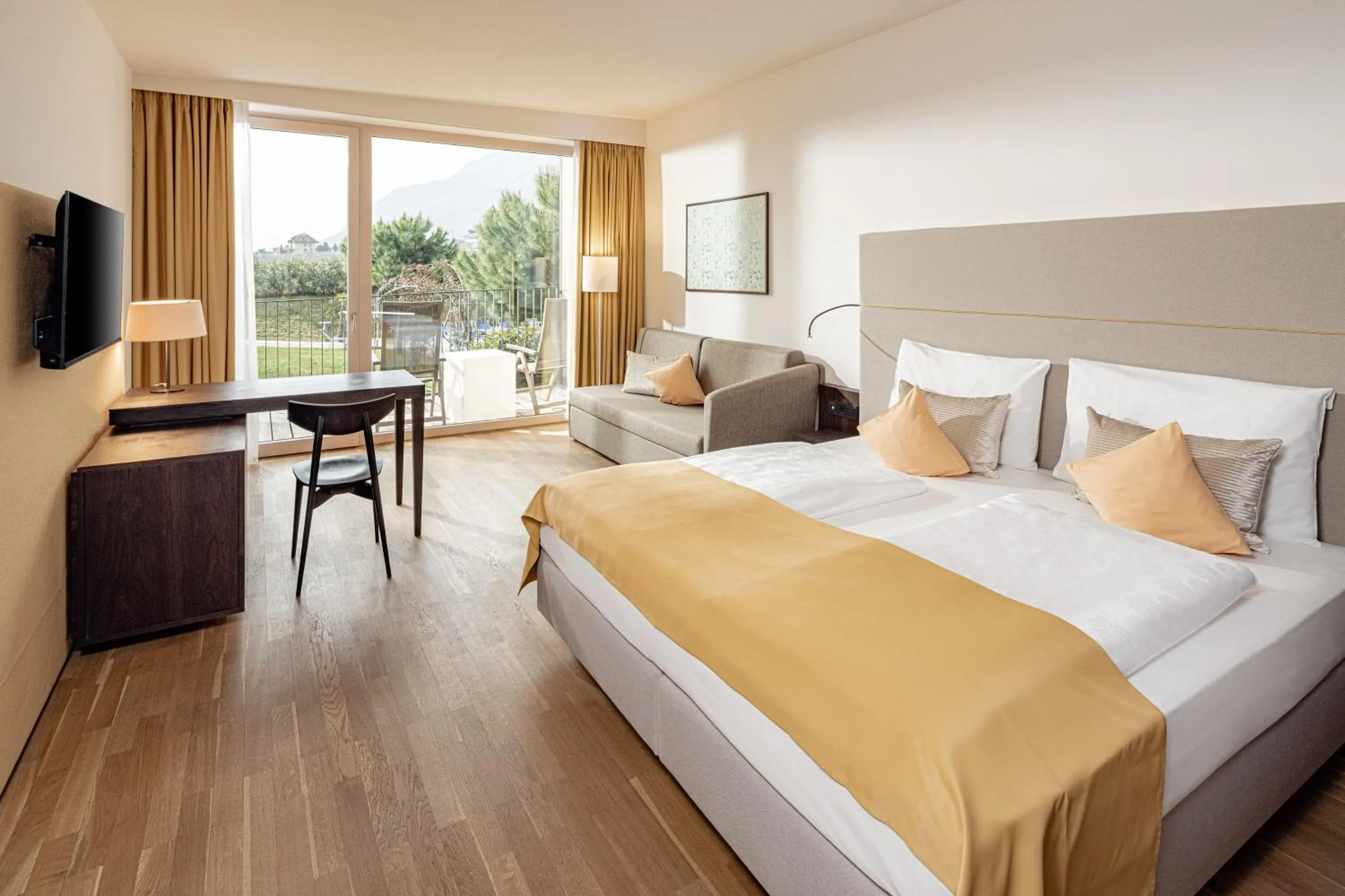 Photo of the whole room, Bed in Hotel Thalhof am See