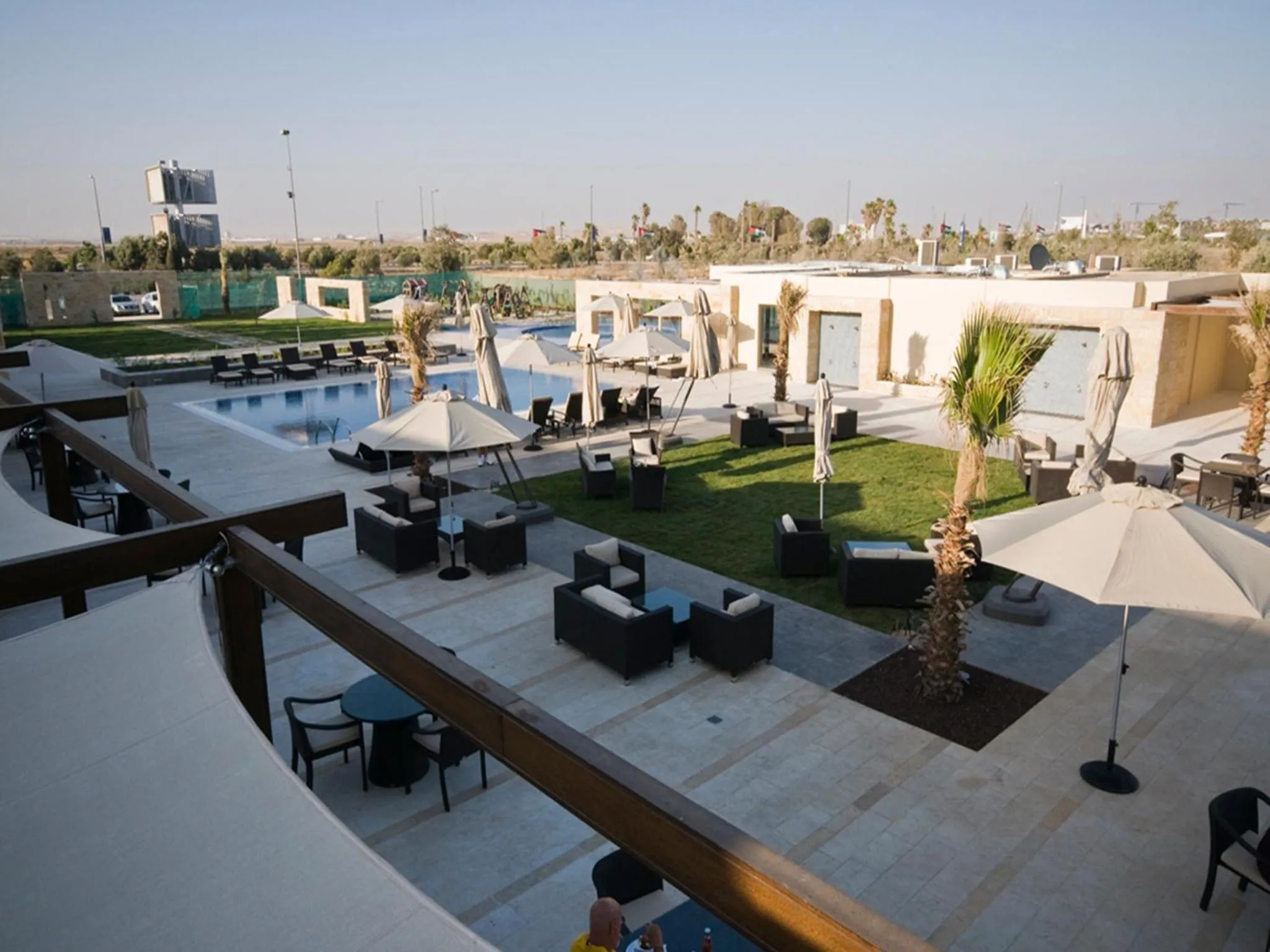 Swimming pool in Amman Airport Hotel
