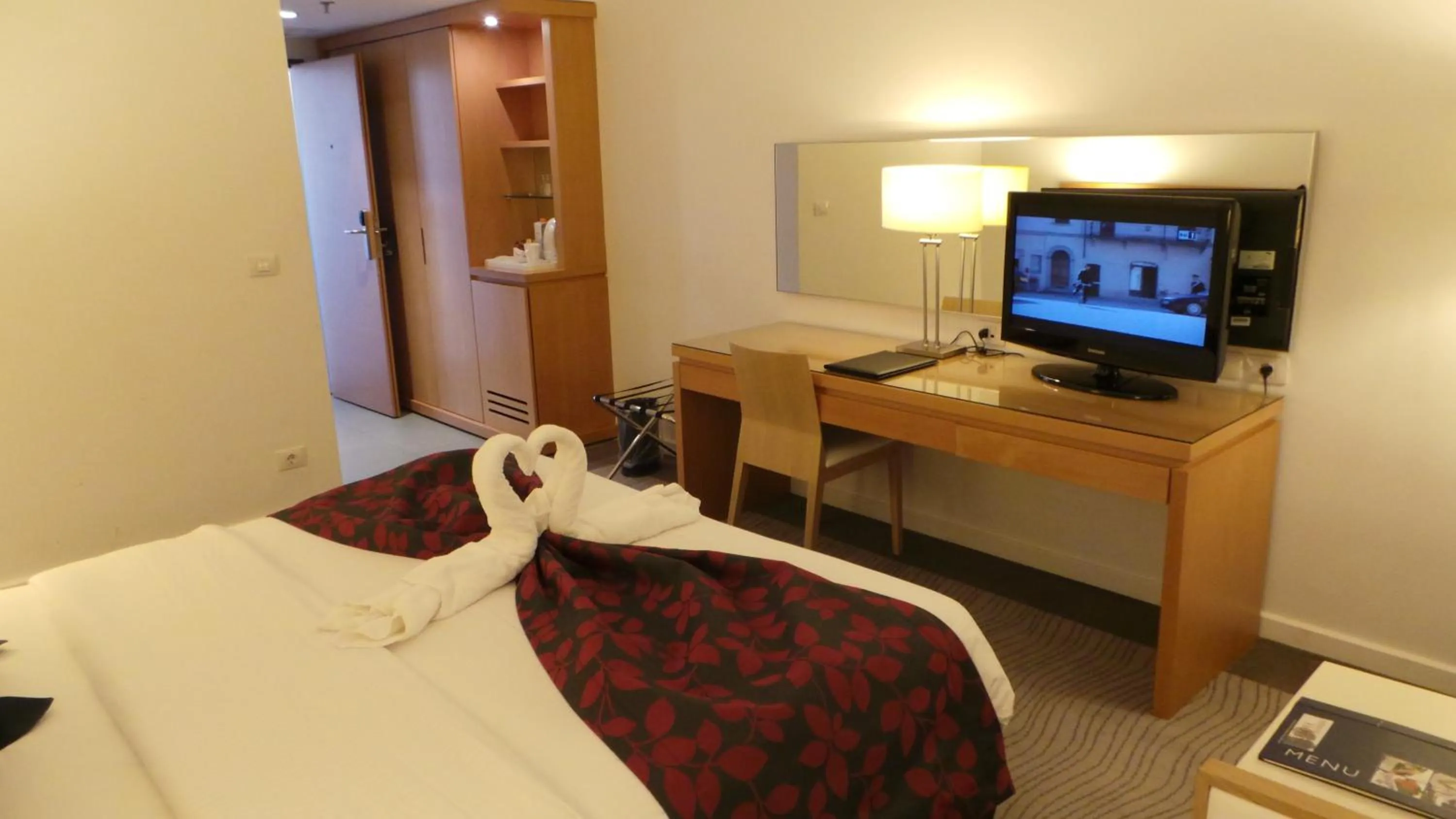 Bed in Amman Airport Hotel