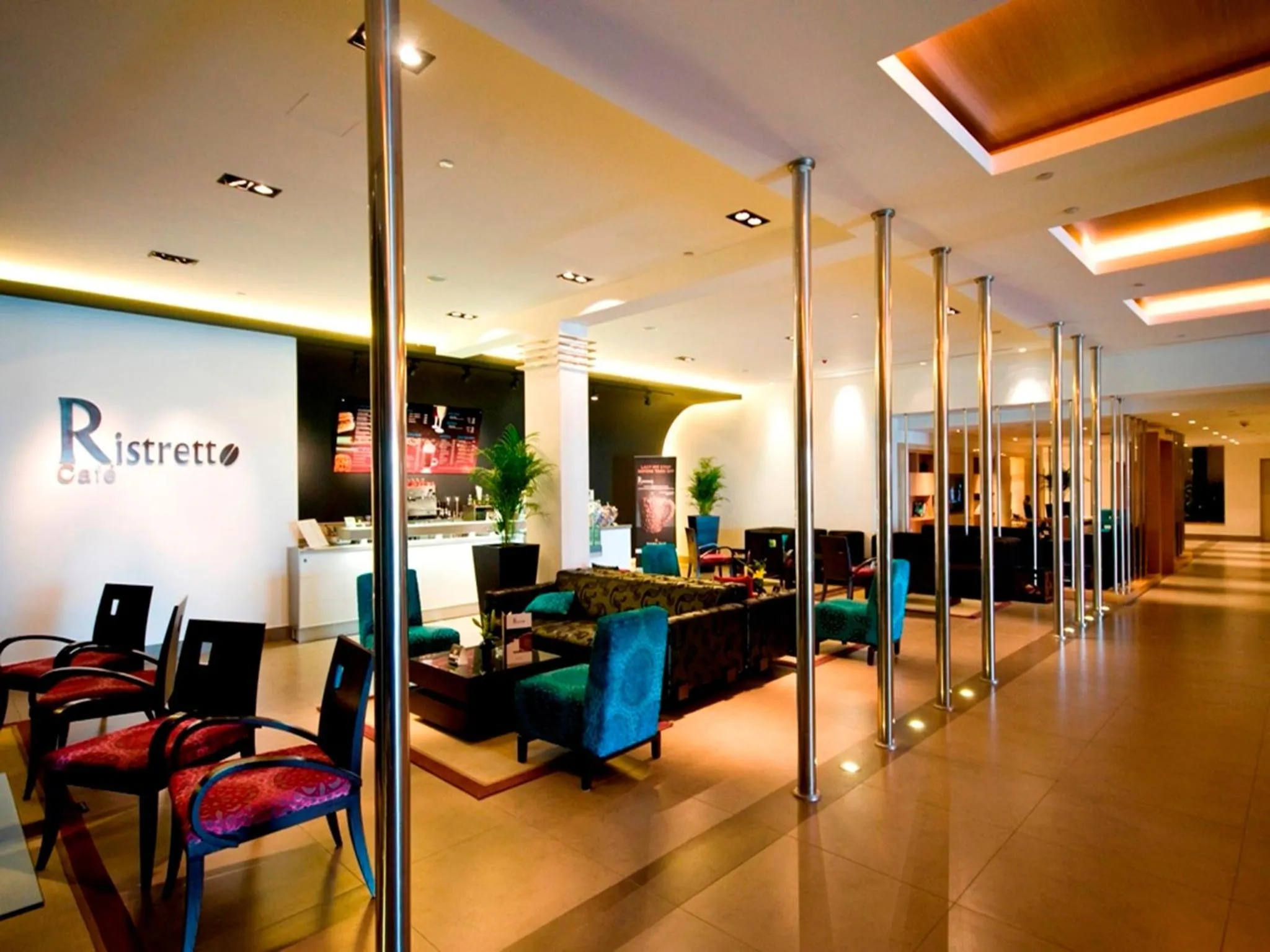 Lobby or reception in Amman Airport Hotel