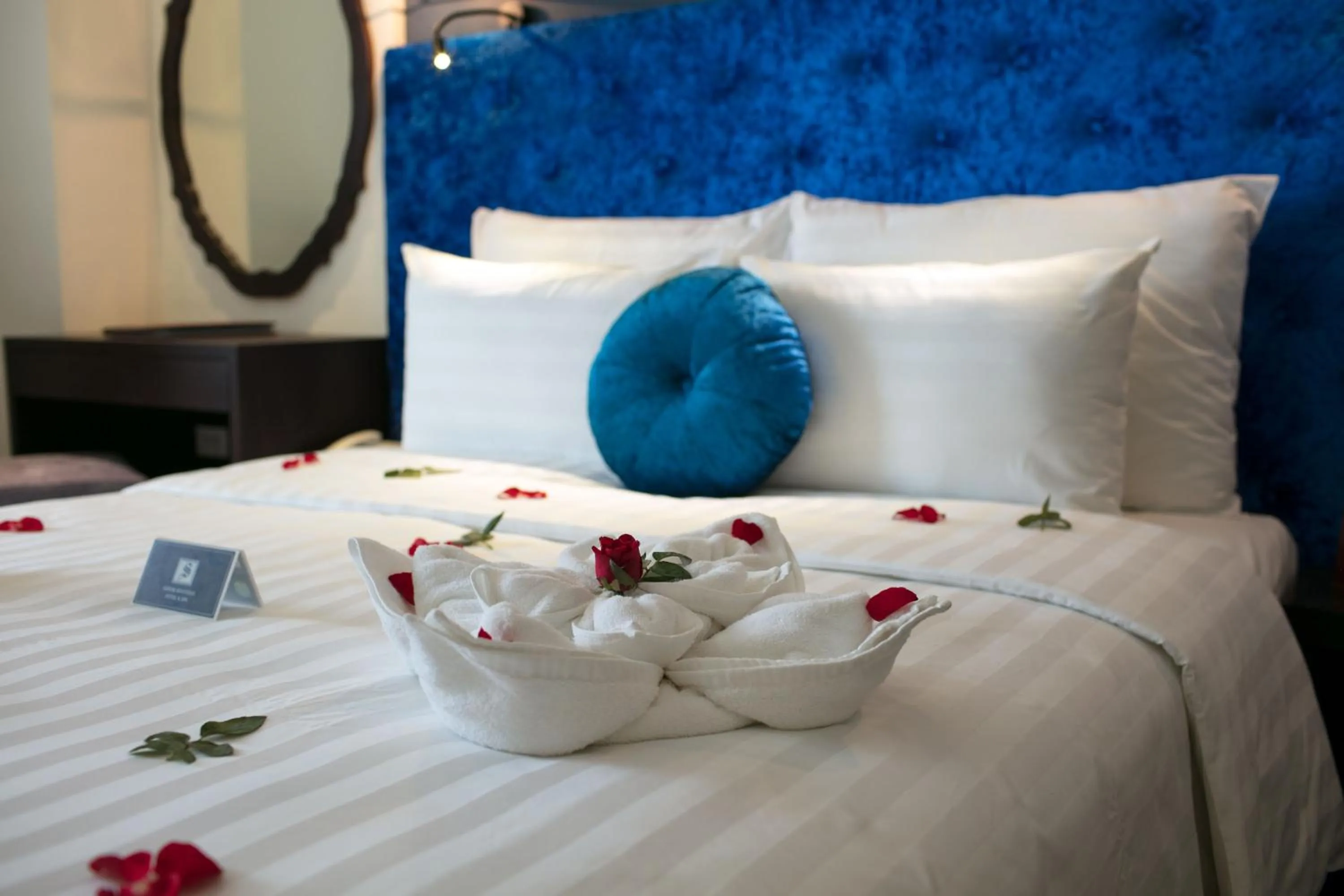 Decorative detail, Bed in Serene Boutique Hotel & Spa