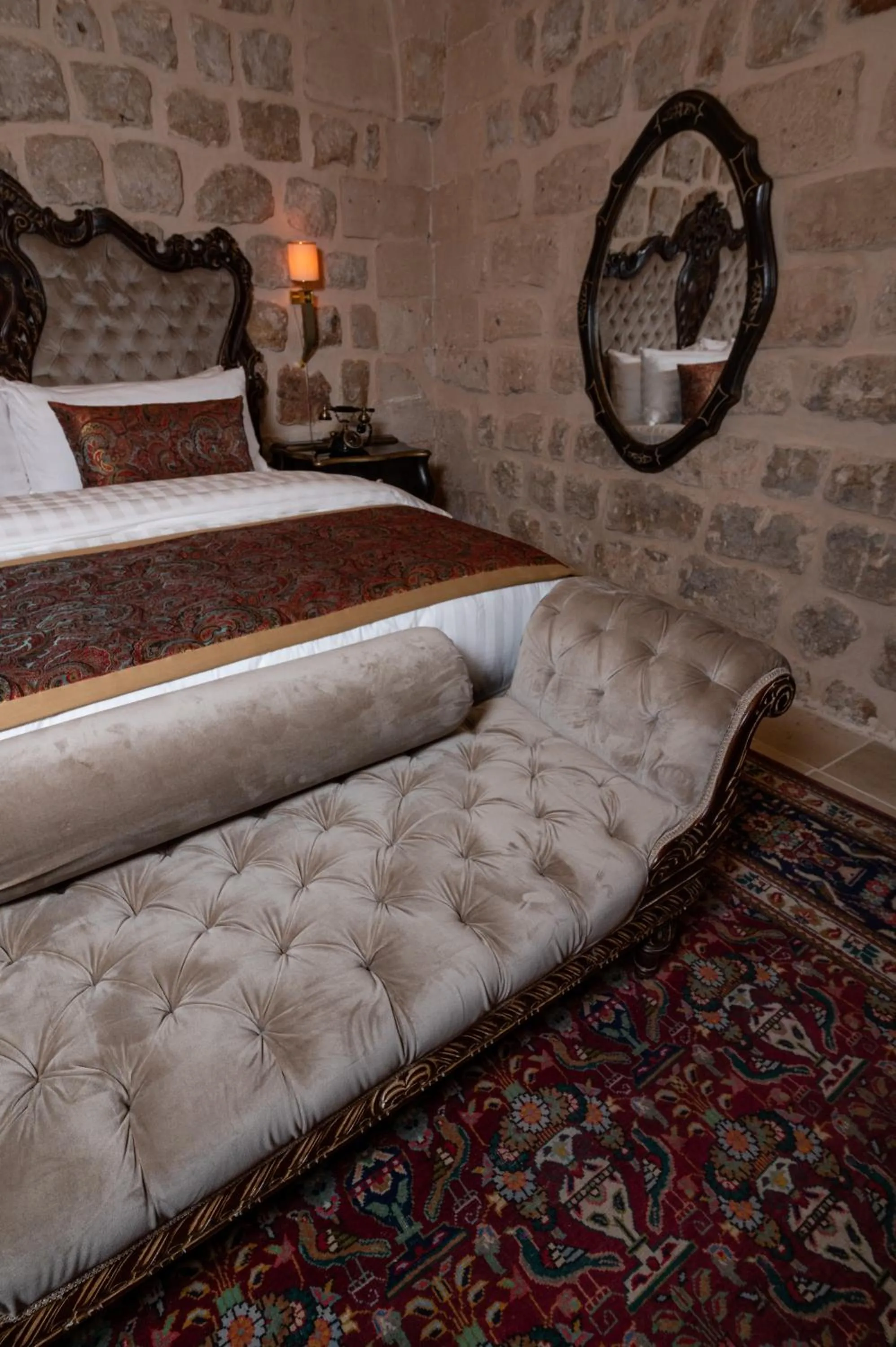 Bed in Maridin Hotel