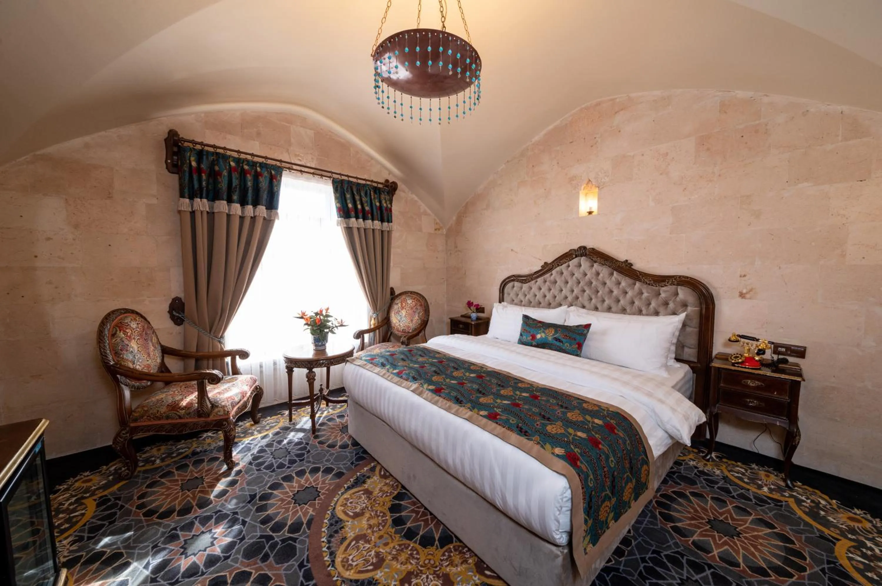 Bed in Maridin Hotel