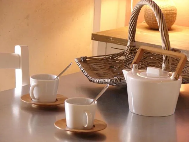 Kitchen or kitchenette in Kêr Neizh Breizh - Gîtes de Charme - Le Petit Châtelier