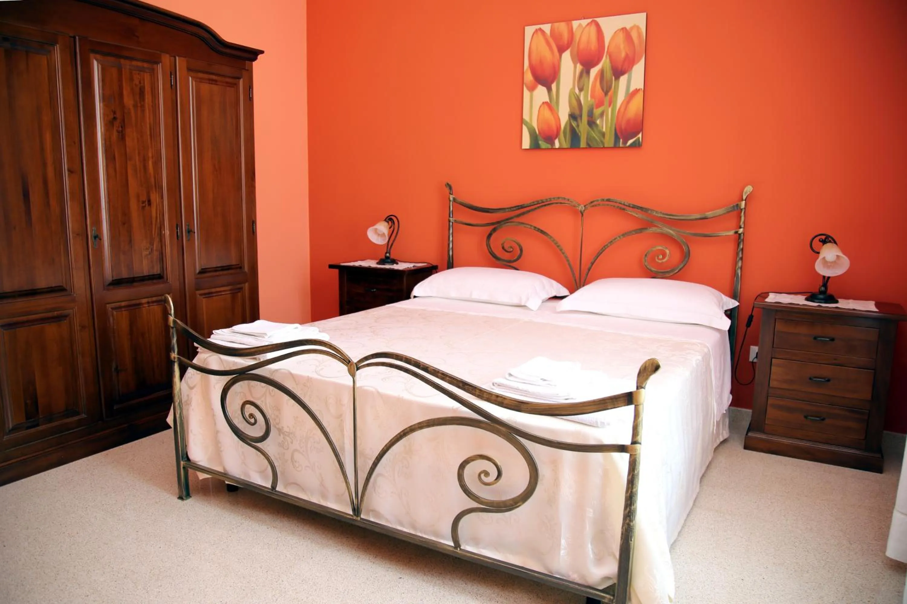 Balcony/Terrace, Bed in B&B Borgosolare