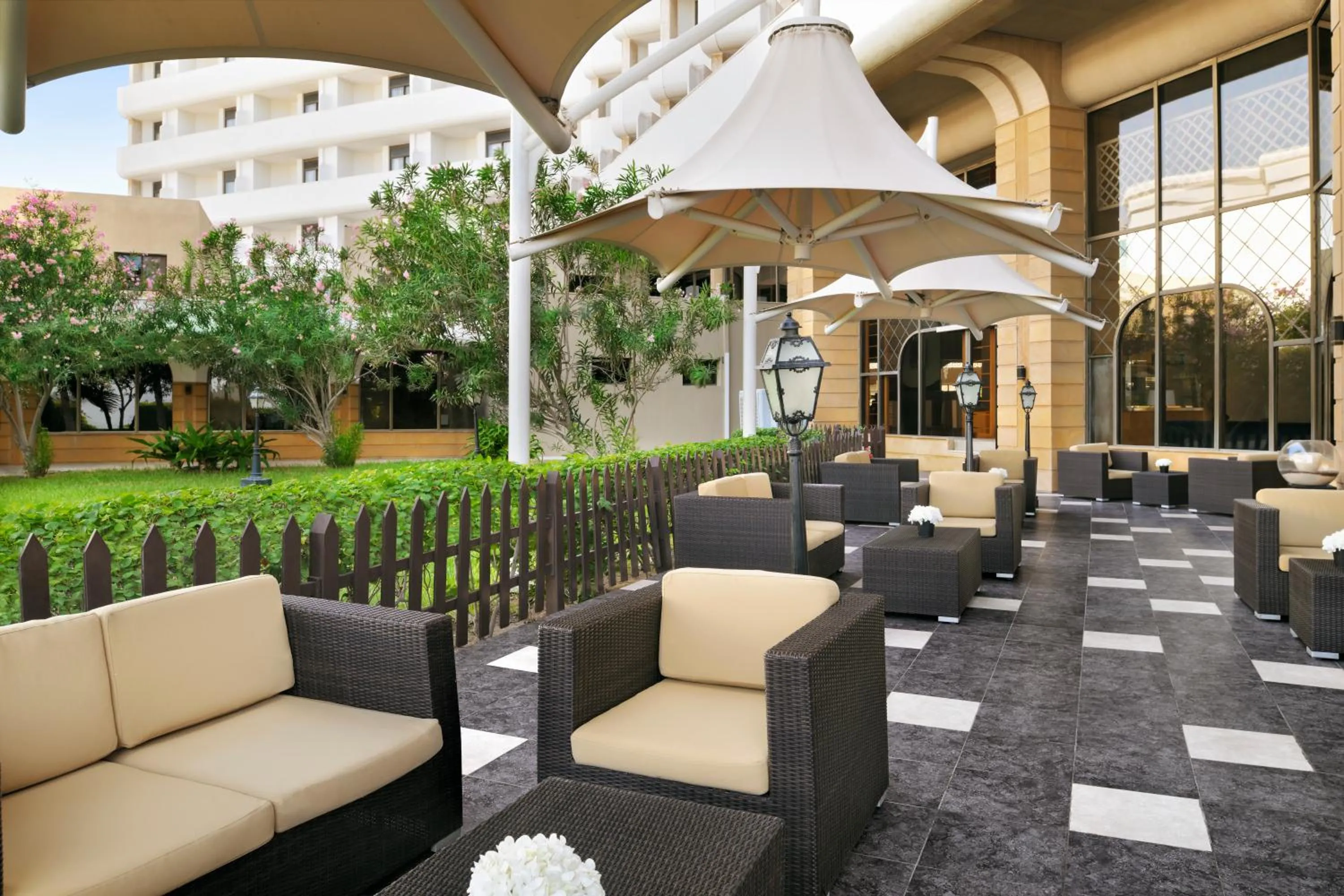 Garden in InterContinental Jeddah by IHG