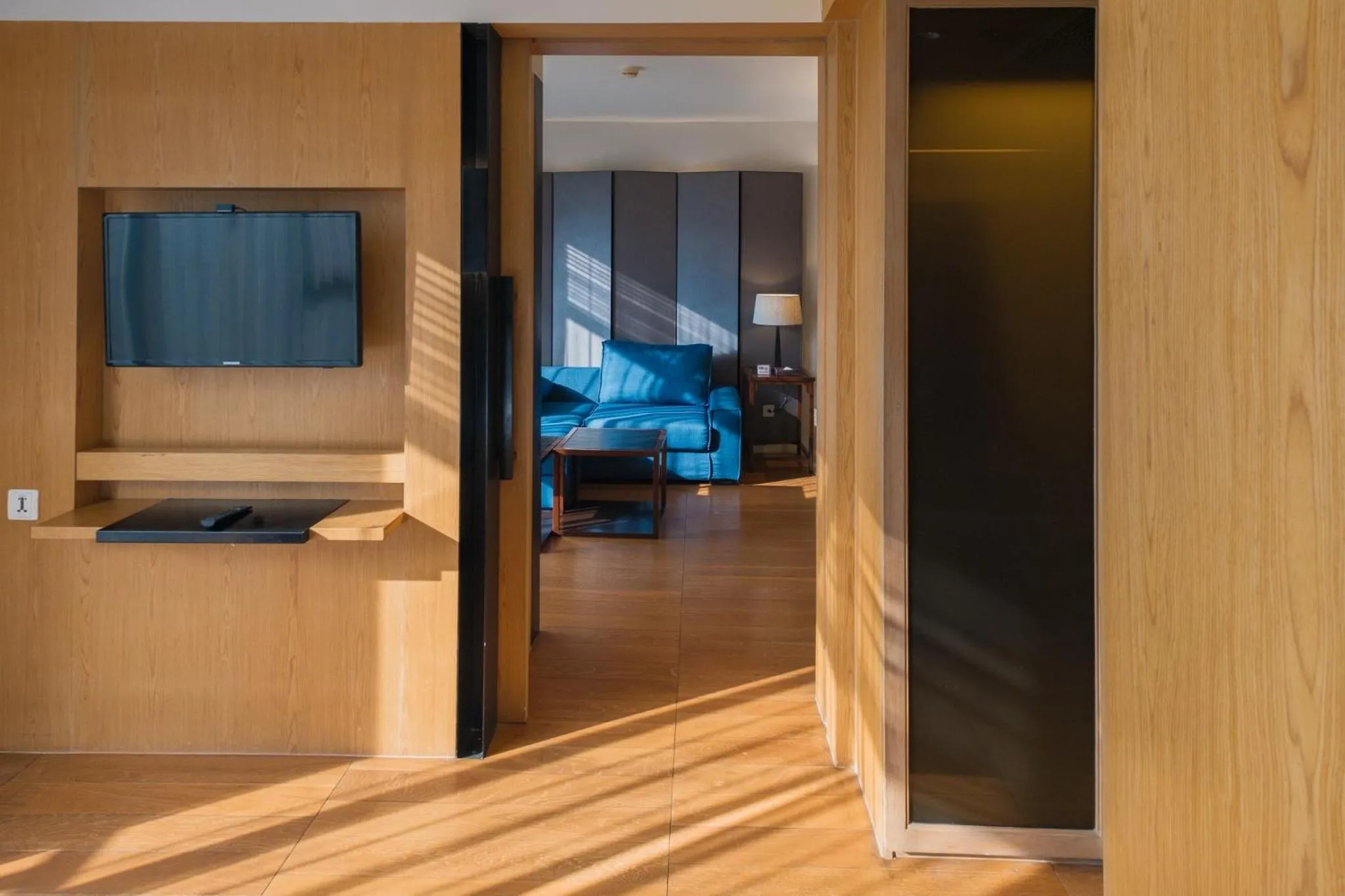 Bedroom in Arcadia Suites Bangkok