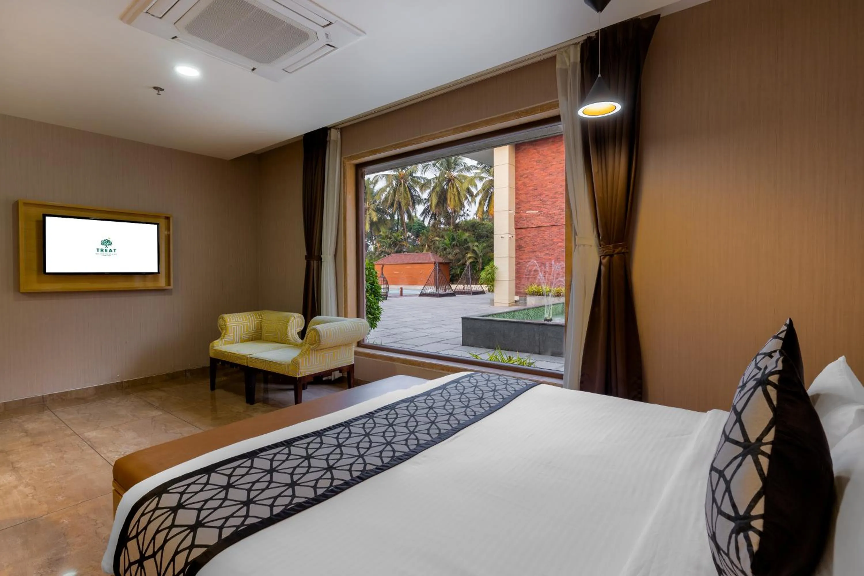 Photo of the whole room, Bed in Treat Beach Resort