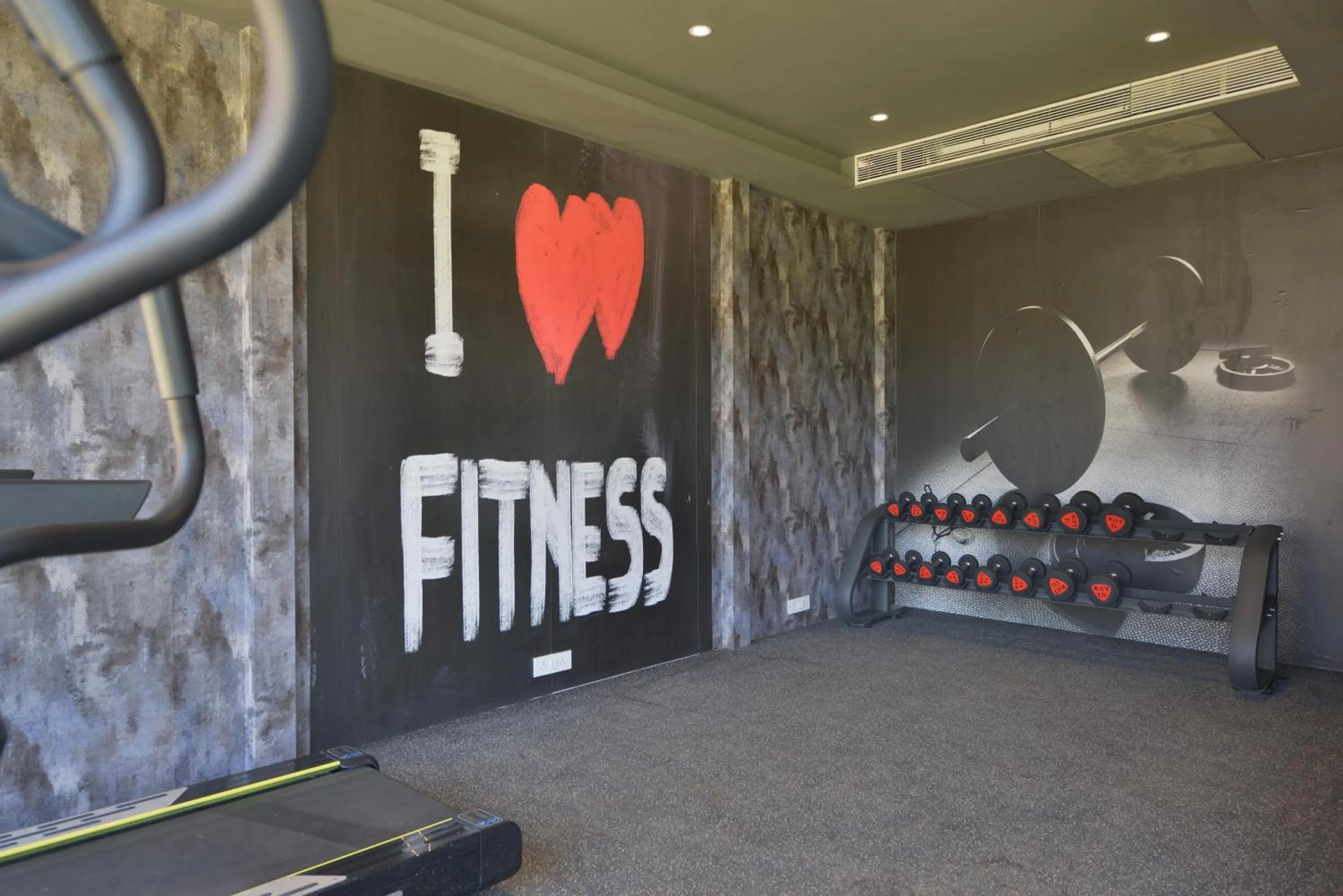Fitness centre/facilities in Treat Beach Resort