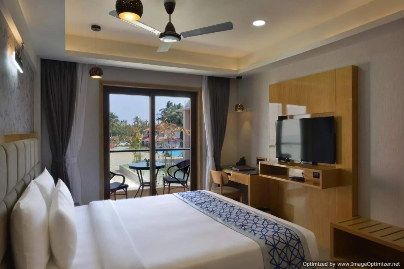 Photo of the whole room, Bed in Treat Beach Resort