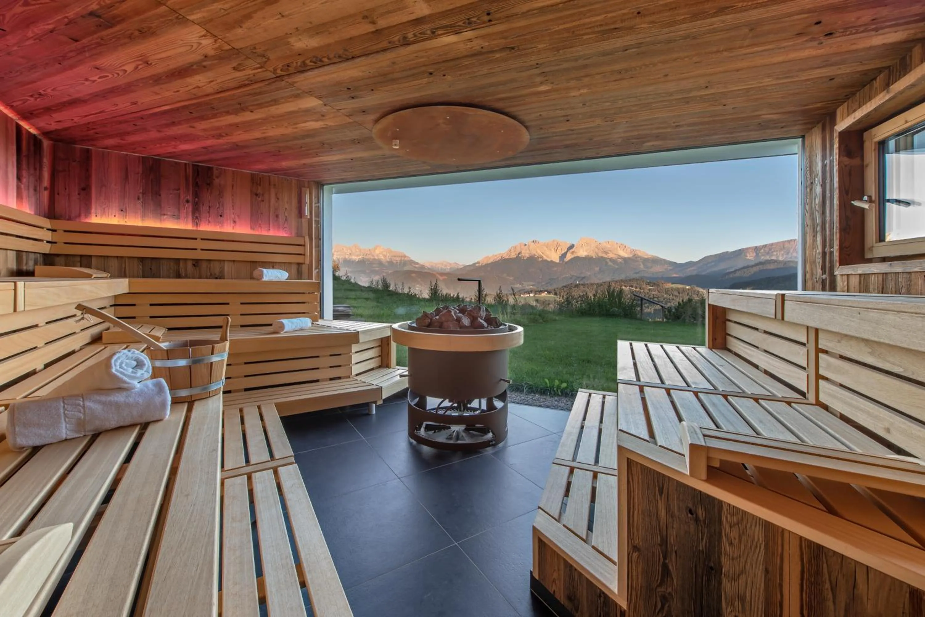 Sauna in Panoramahotel Obkircher