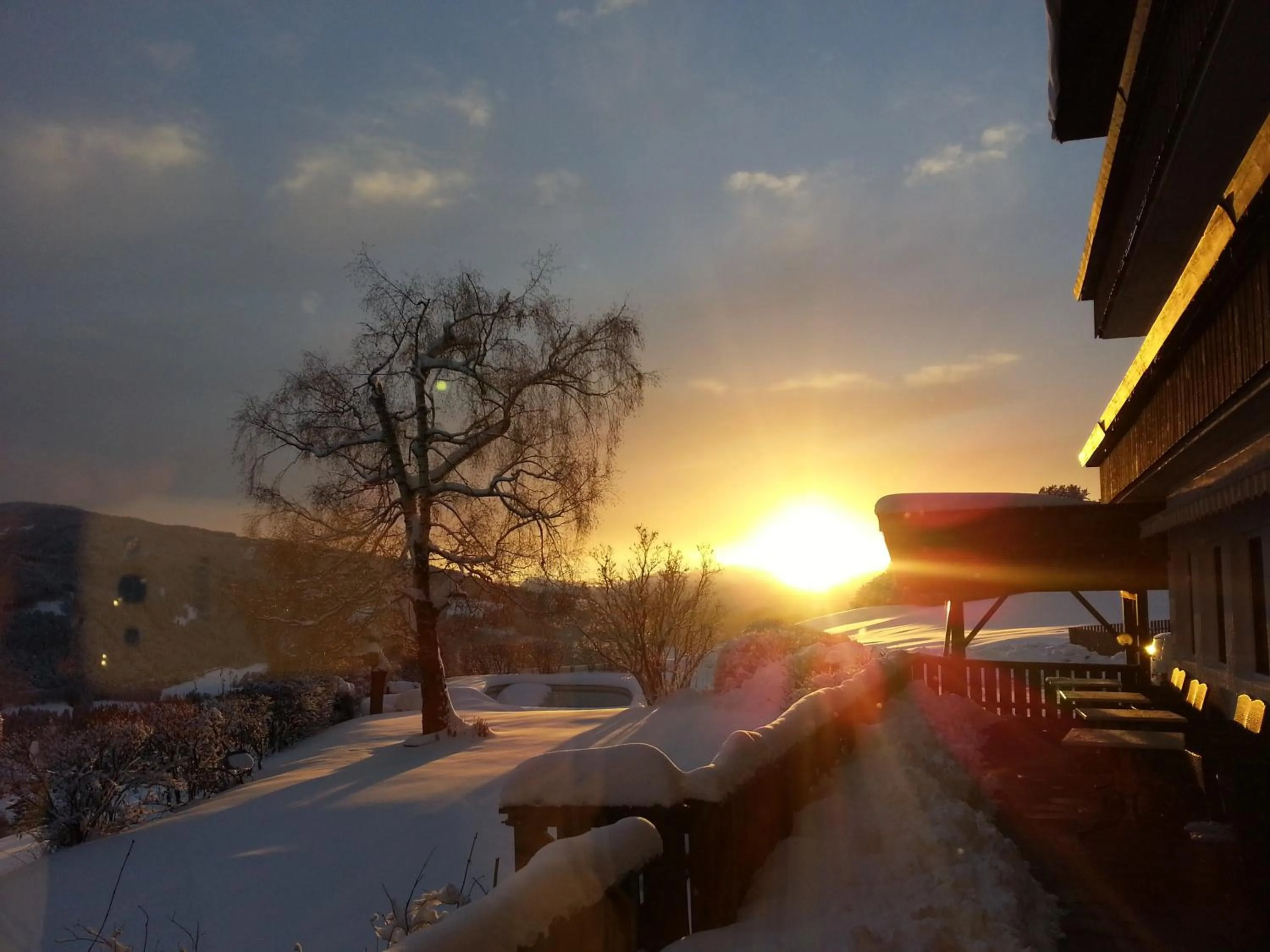 Sunset in Panoramahotel Obkircher