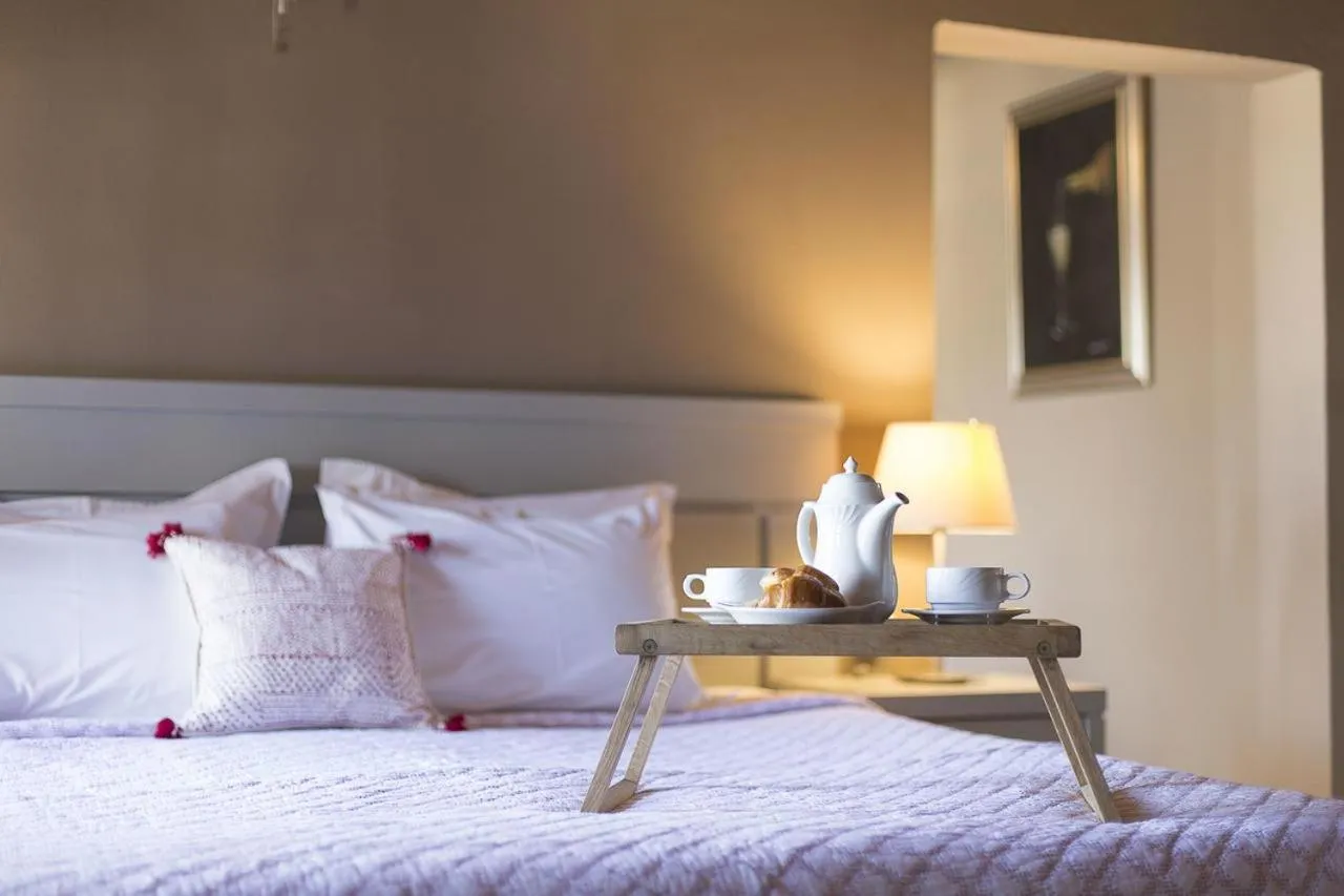 Bedroom, Bed in Nimfi Hotel, Skiathos