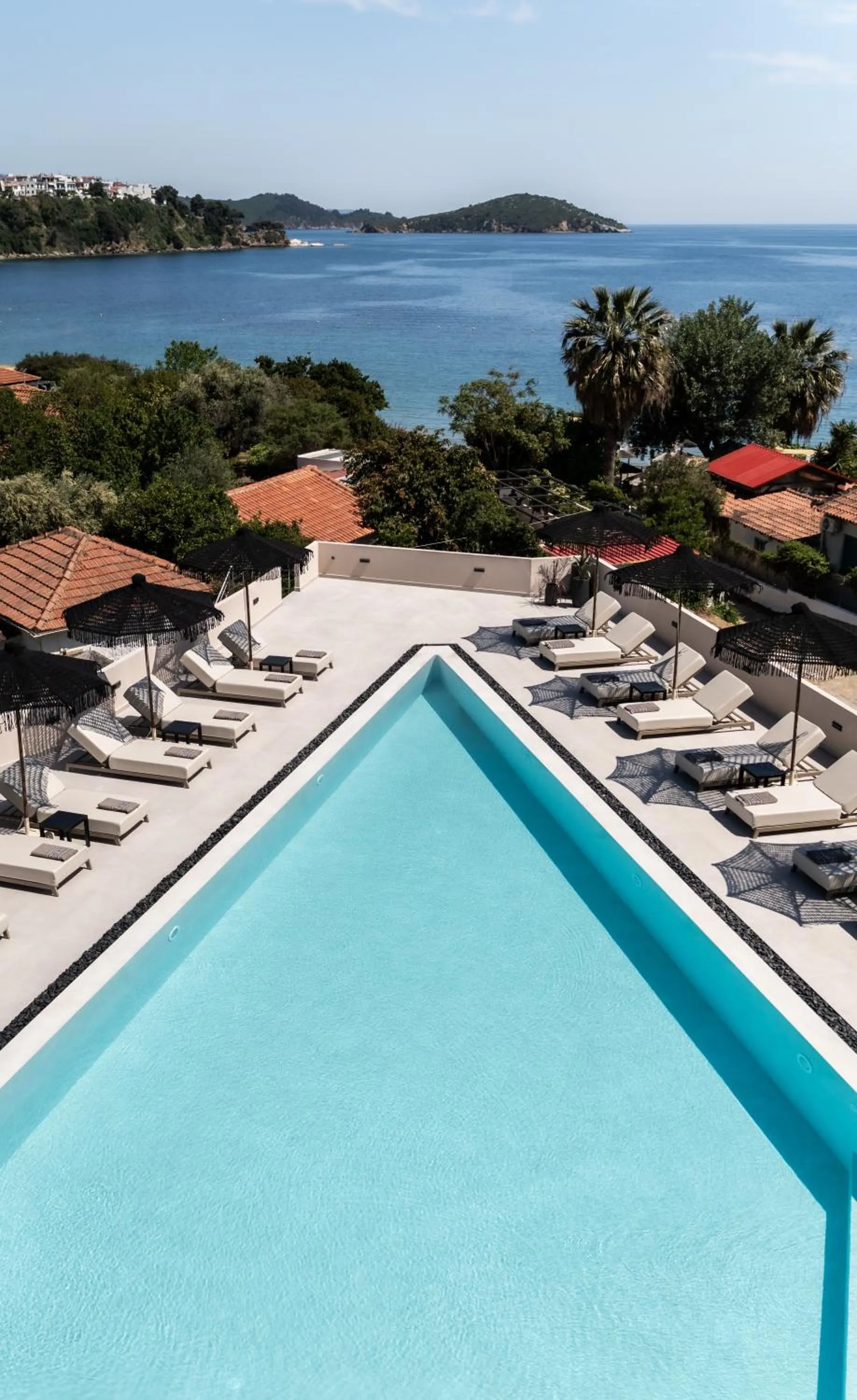 Swimming pool in Nimfi Hotel, Skiathos