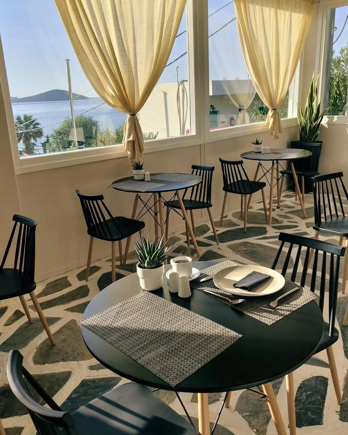 Breakfast in Nimfi Hotel, Skiathos