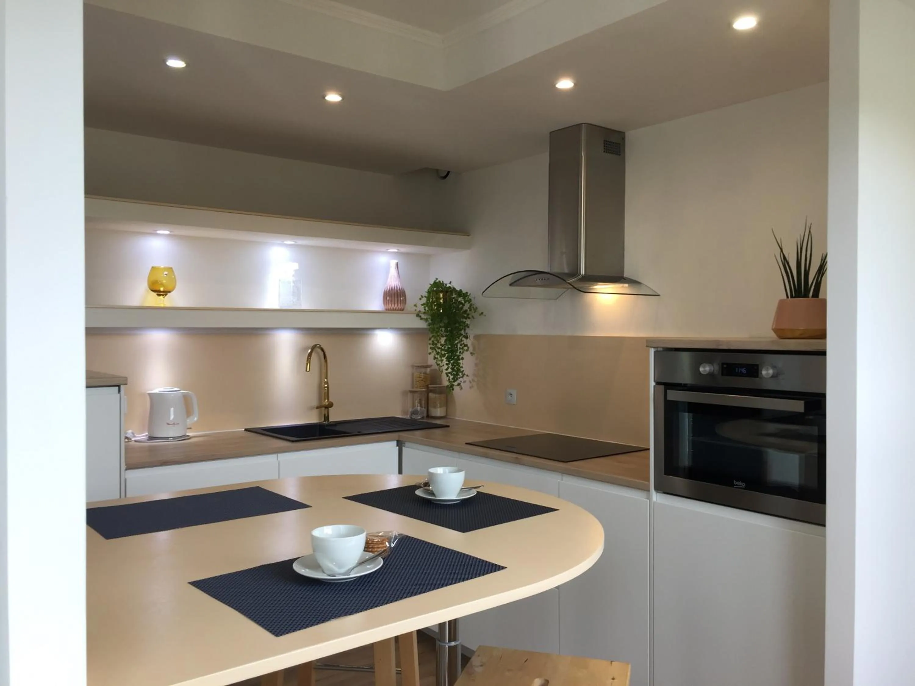 Kitchen or kitchenette in Les sapins verts -inspiration deluxe