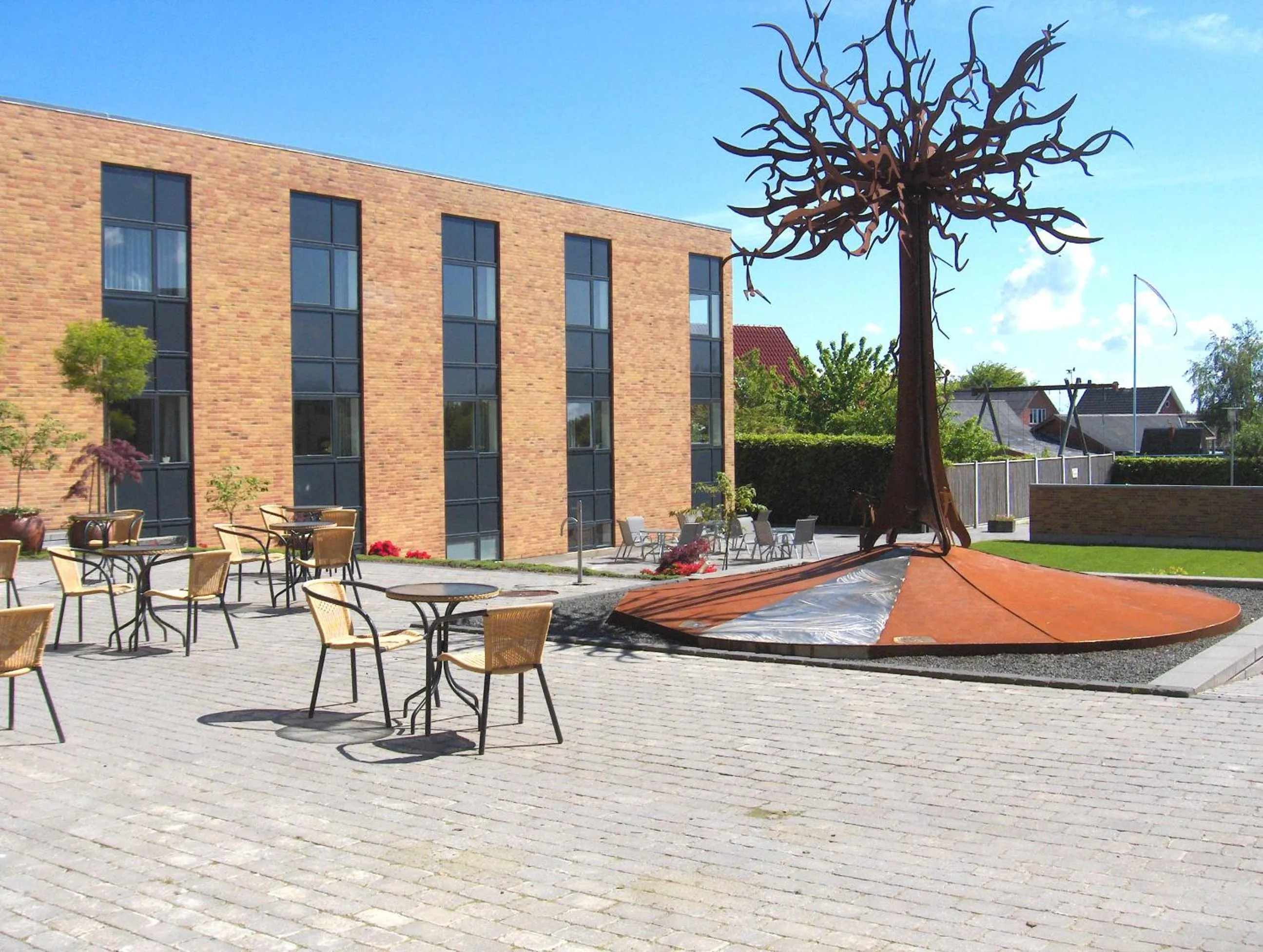 Balcony/Terrace in Vildbjerg Sports Hotel & Kulturcenter