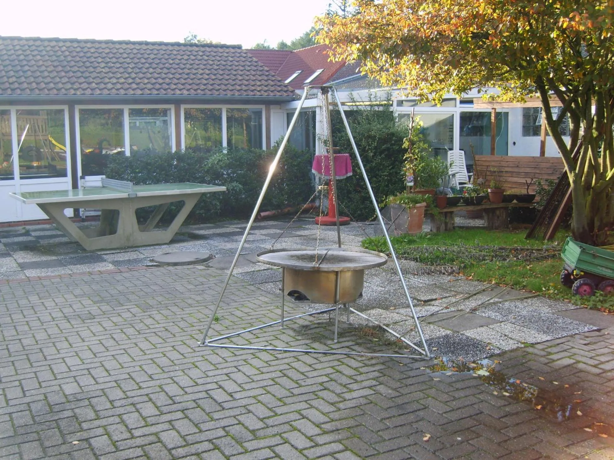 BBQ facilities in Hotel-Garni "Hof von Hannover"