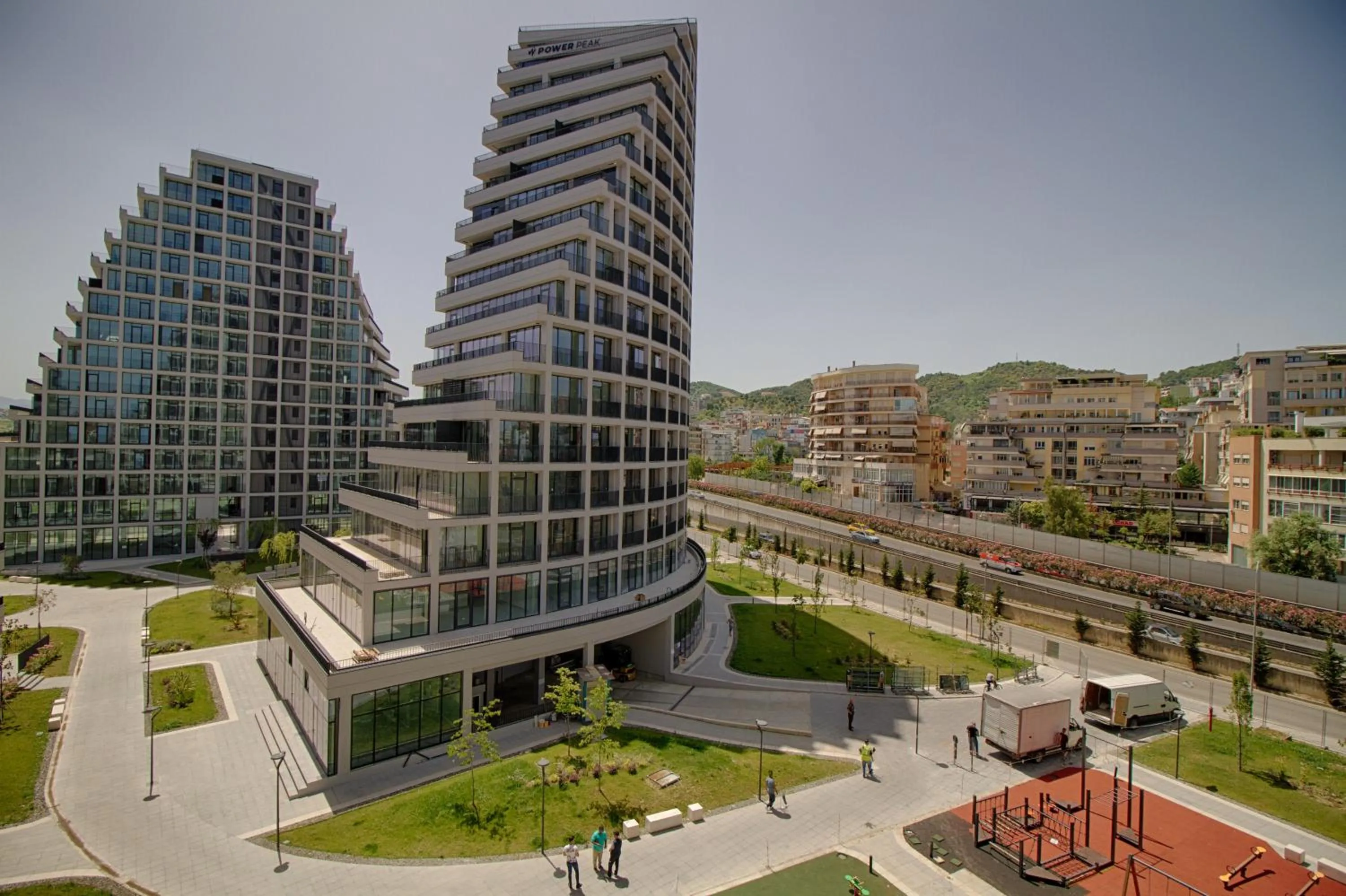 Property building in The Rooms Serviced Apartments Tirana